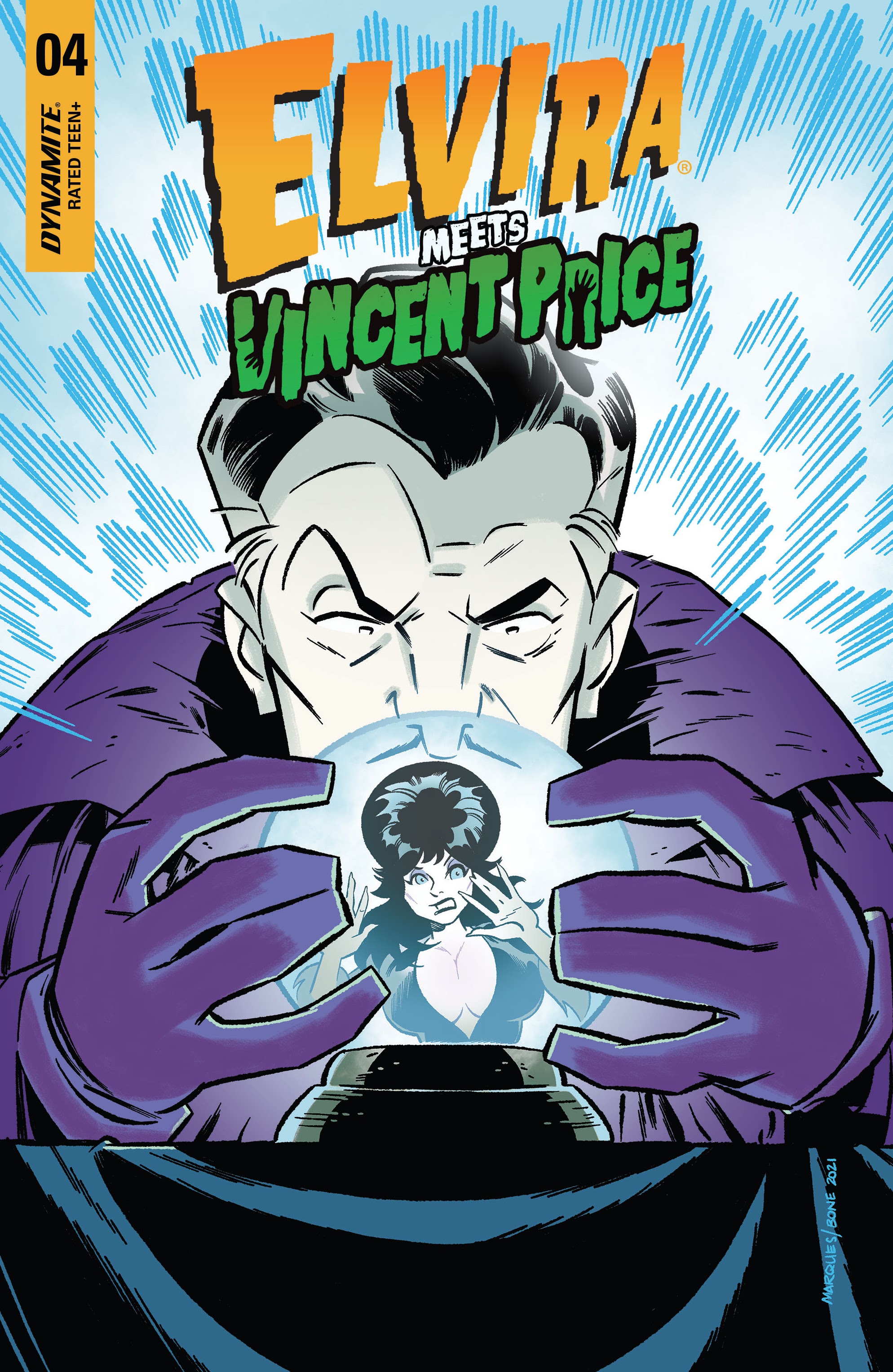Read online Elvira Meets Vincent Price comic -  Issue #4 - 3