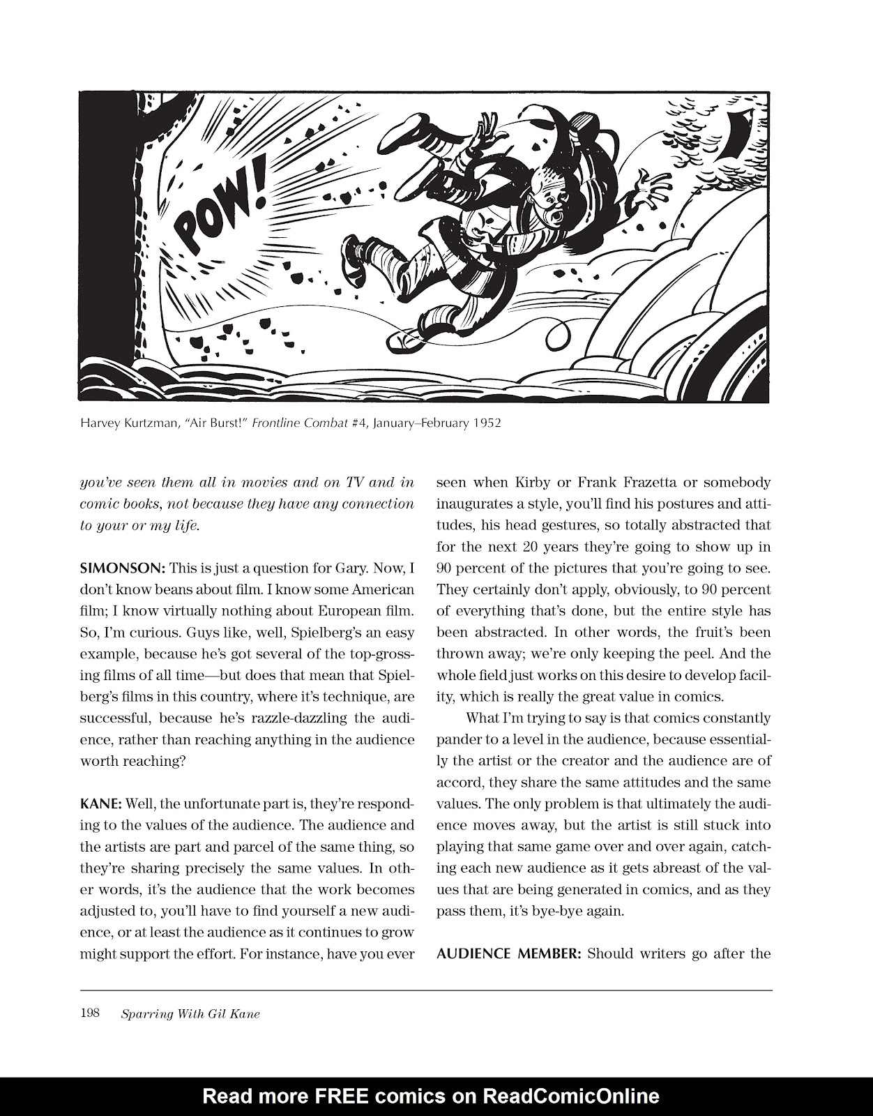 Sparring With Gil Kane: Colloquies On Comic Art and Aesthetics issue TPB (Part 2) - Page 98