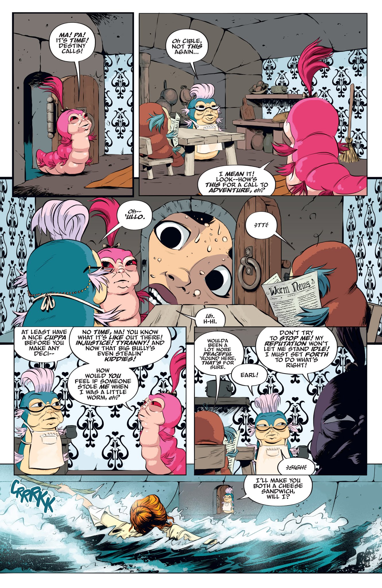 Read online Jim Henson's Labyrinth: Coronation comic -  Issue #6 - 8