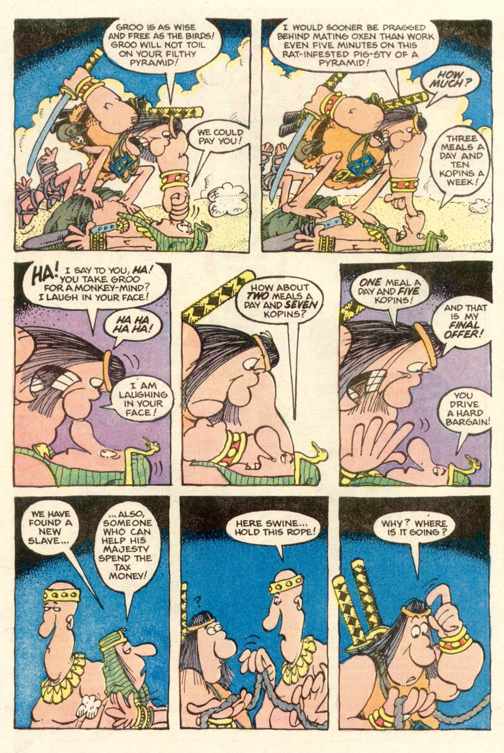 Read online Sergio Aragonés Groo the Wanderer comic -  Issue #14 - 5
