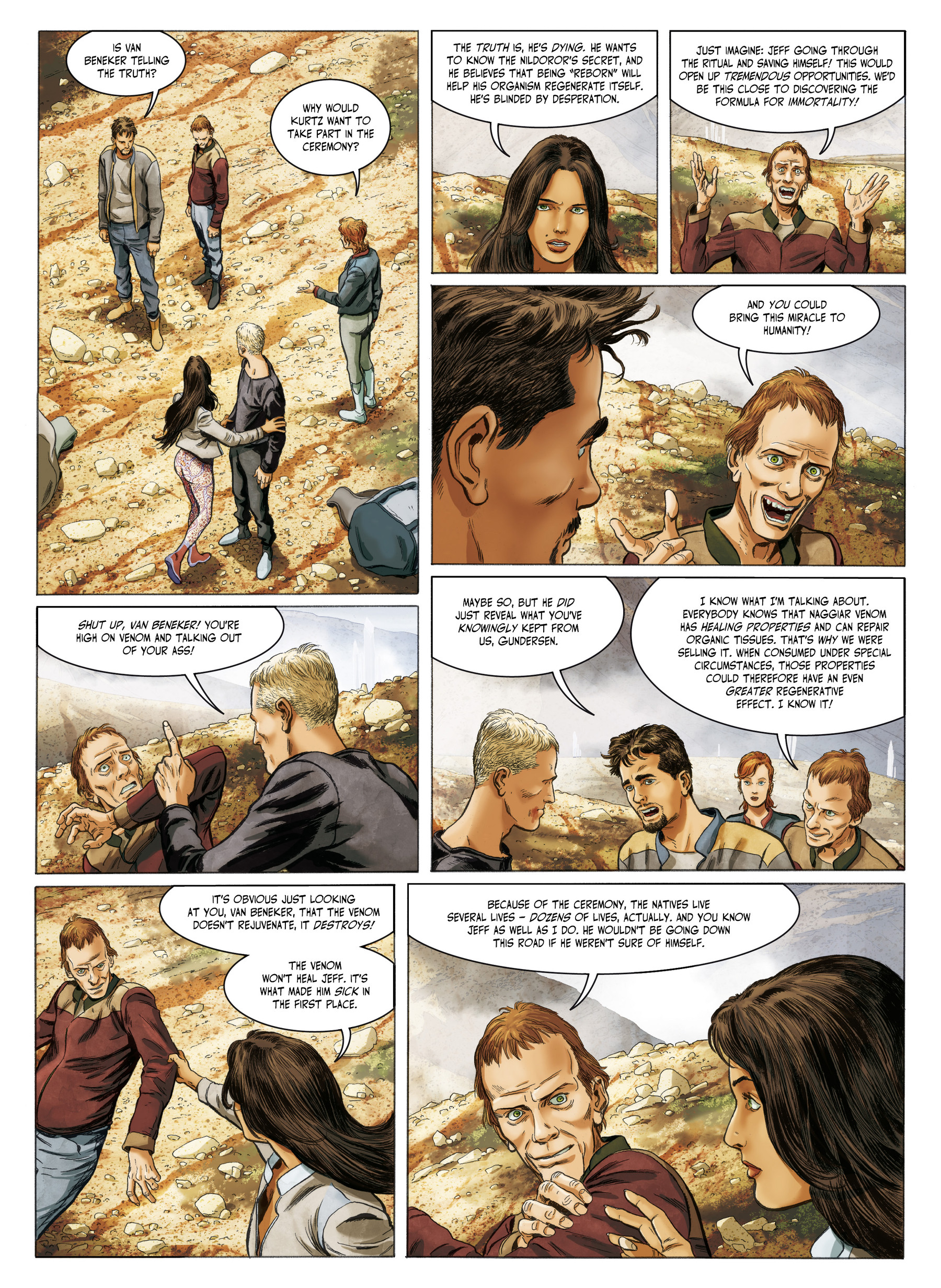 Read online Robert Silverberg's COLONIES comic -  Issue #2 - 21