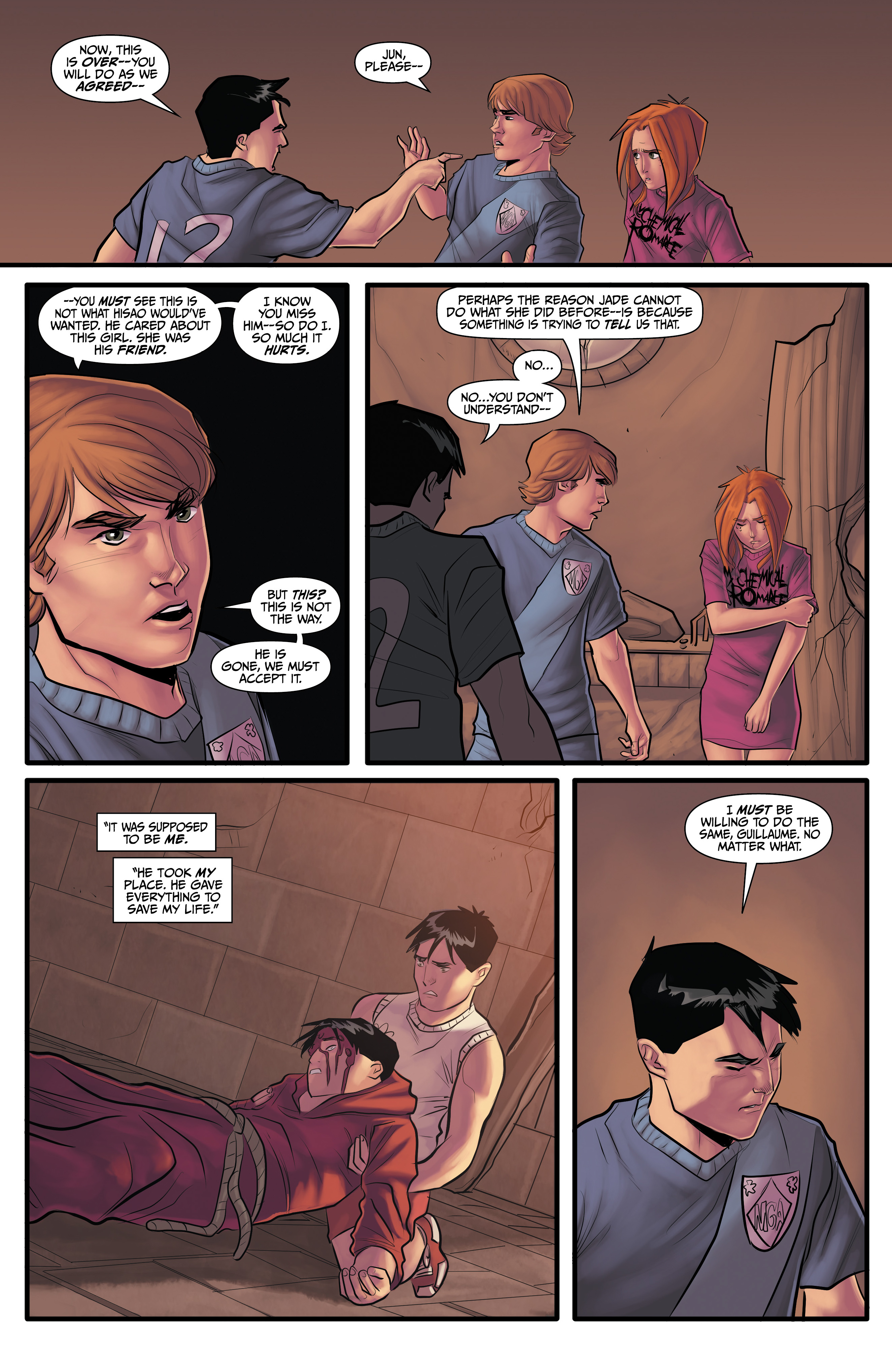 Read online Morning Glories comic -  Issue #50 - 39