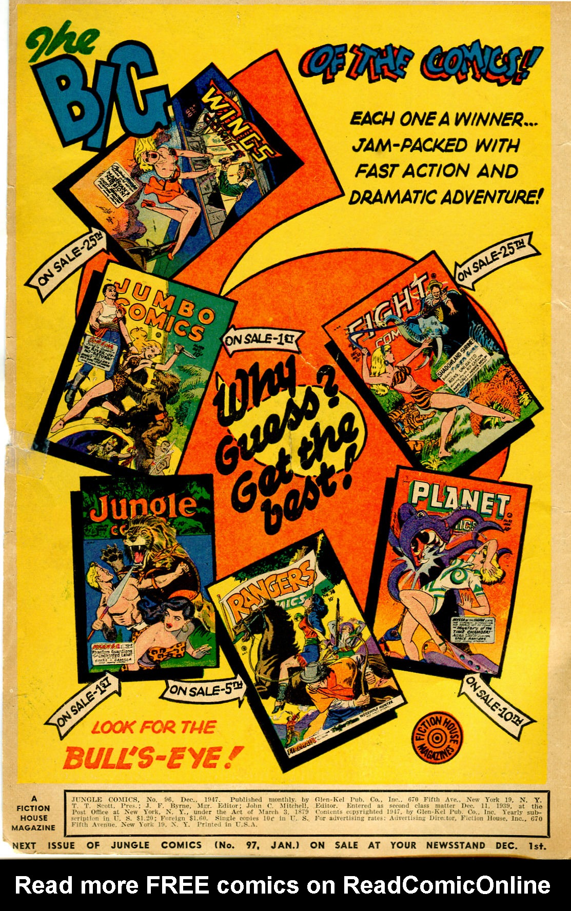 Read online Jungle Comics comic -  Issue #96 - 2