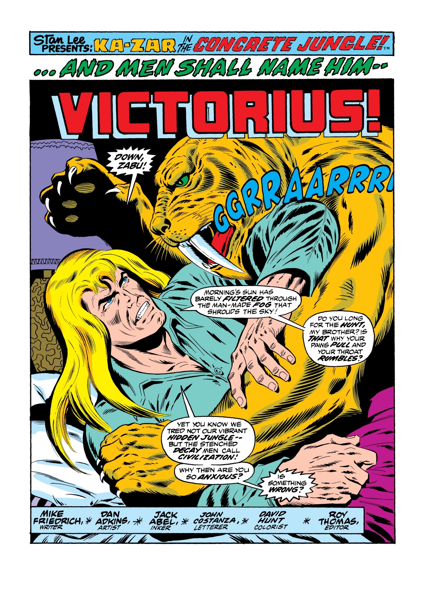Read online Marvel Masterworks: Ka-Zar comic -  Issue # TPB 2 (Part 1) - 52