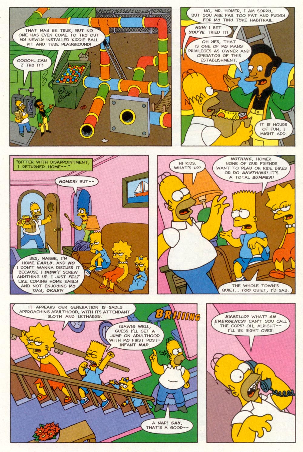 Read online Treehouse of Horror comic -  Issue #3 - 6