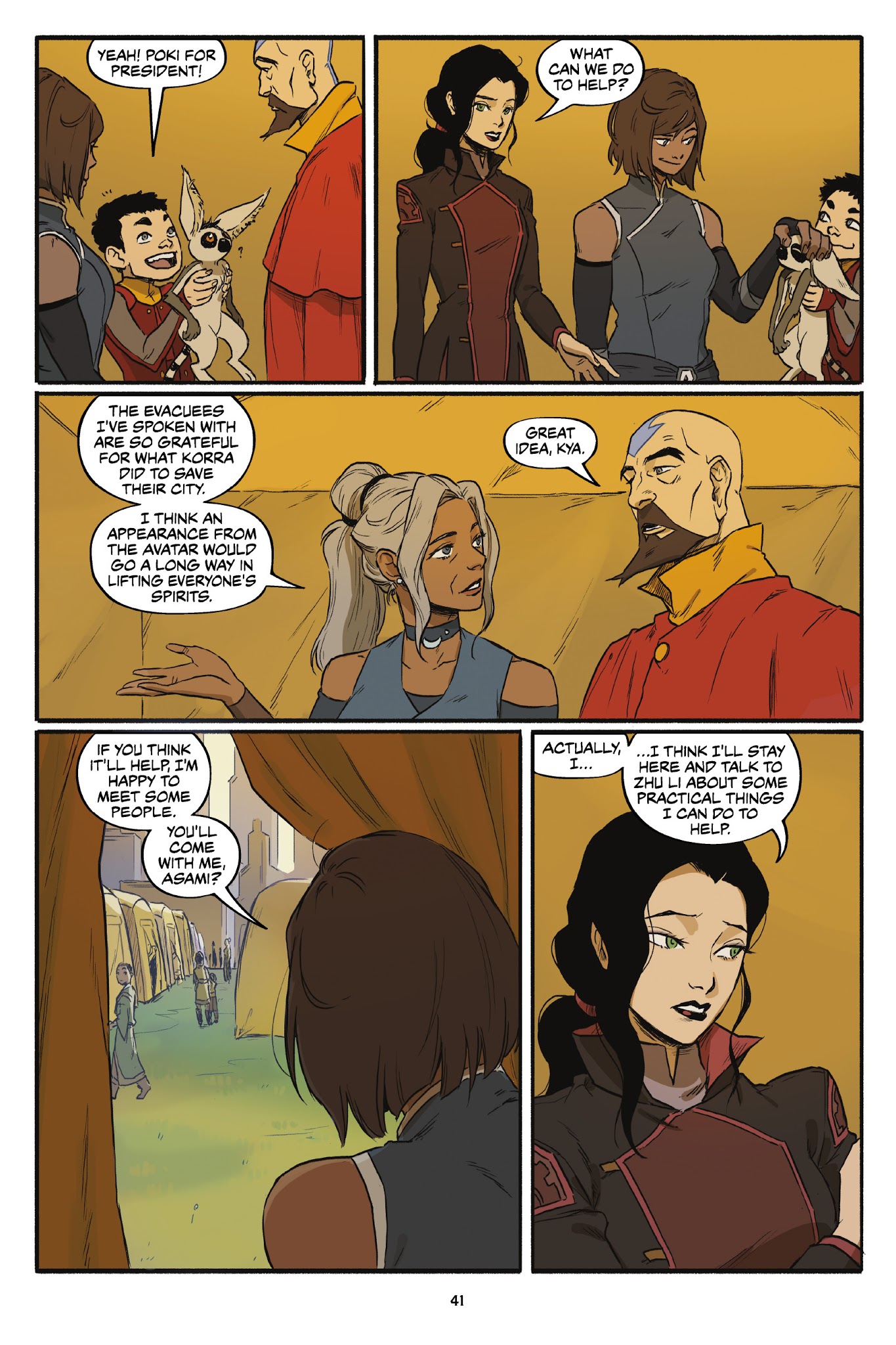 Read online Nickelodeon The Legend of Korra – Turf Wars comic -  Issue #1 - 42