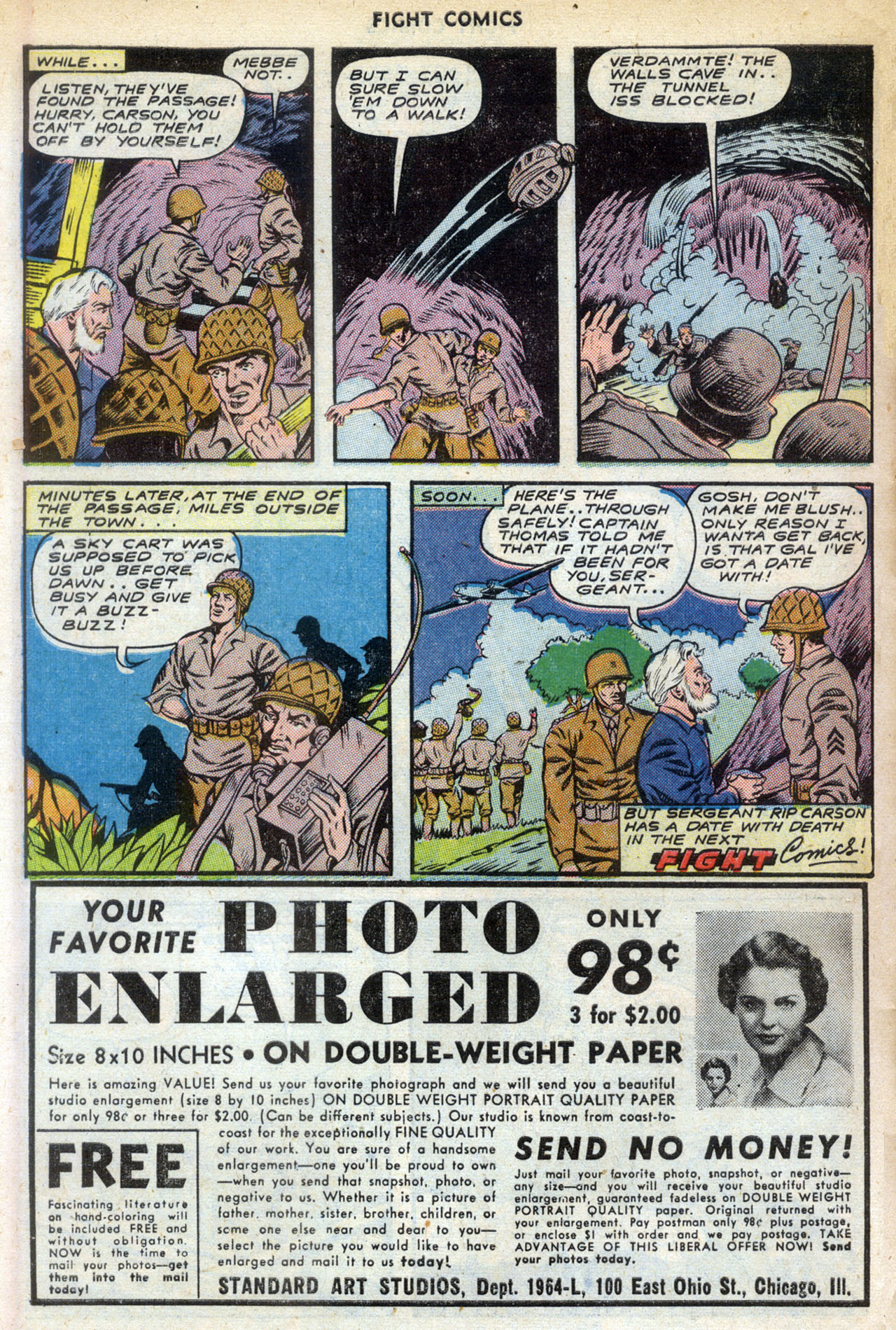 Read online Fight Comics comic -  Issue #34 - 12