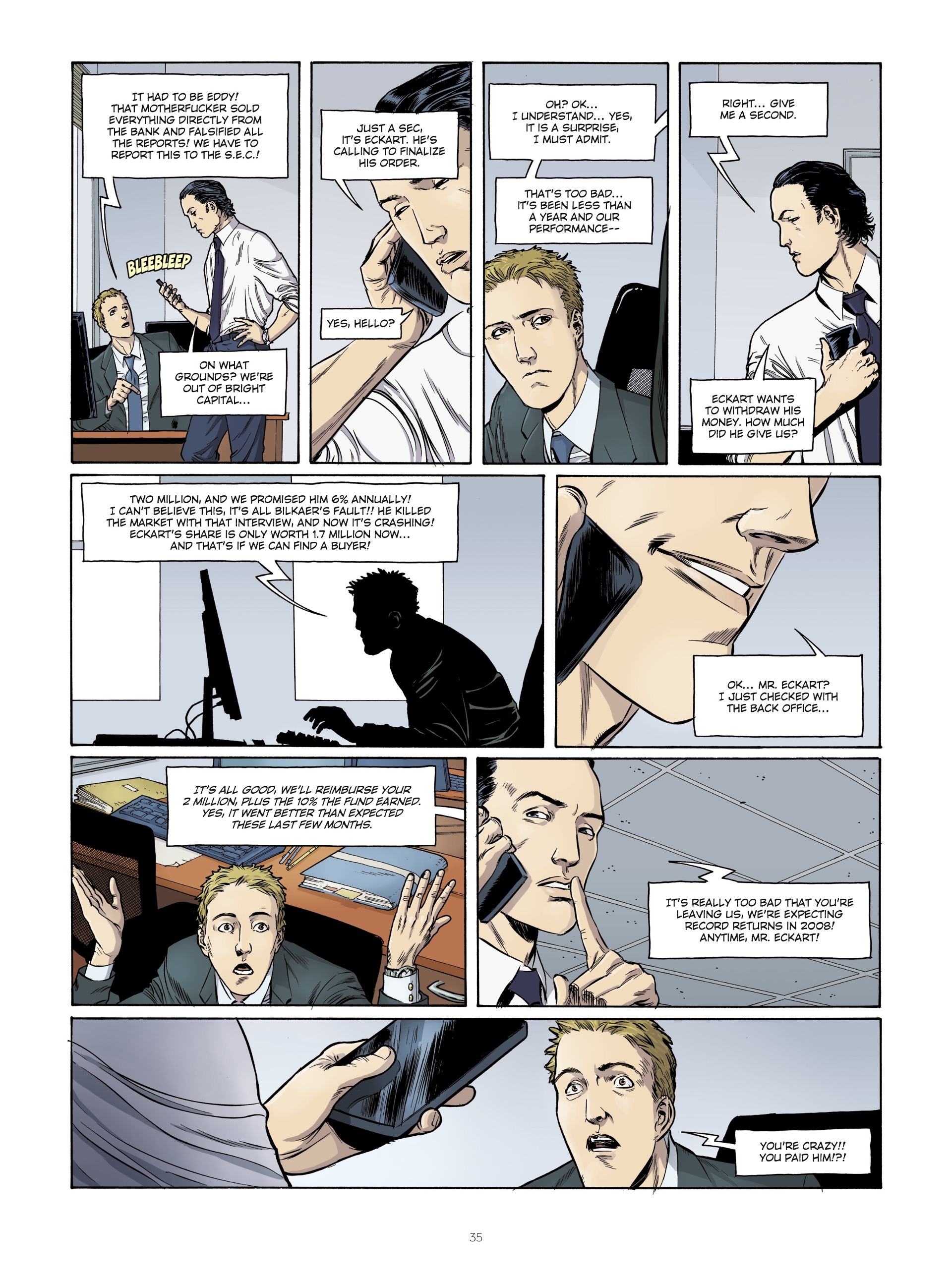 Read online Hedge Fund comic -  Issue #2 - 35