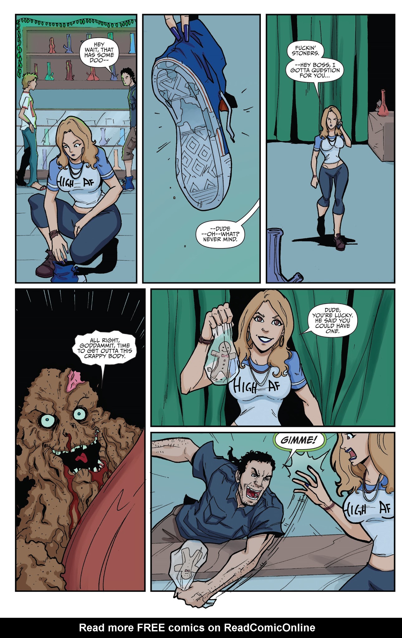 Read online Gingerdead Man Meets Evil Bong comic -  Issue #1 - 8