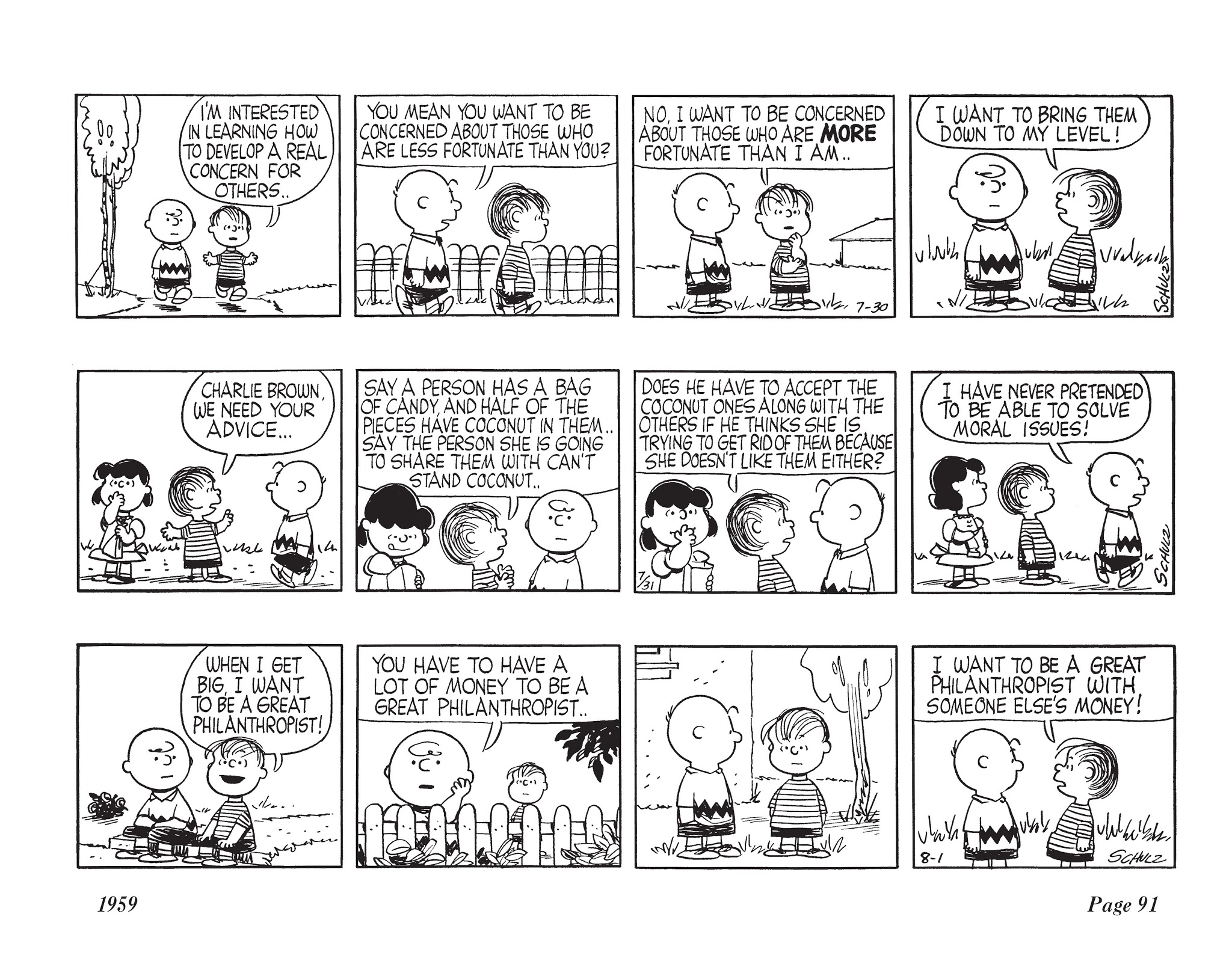 Read online The Complete Peanuts comic -  Issue # TPB 5 - 107