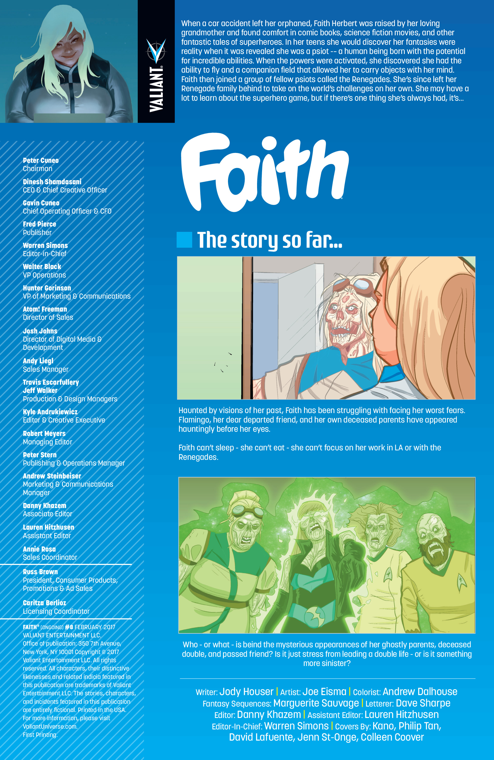 Read online Faith (II) comic -  Issue #8 - 2