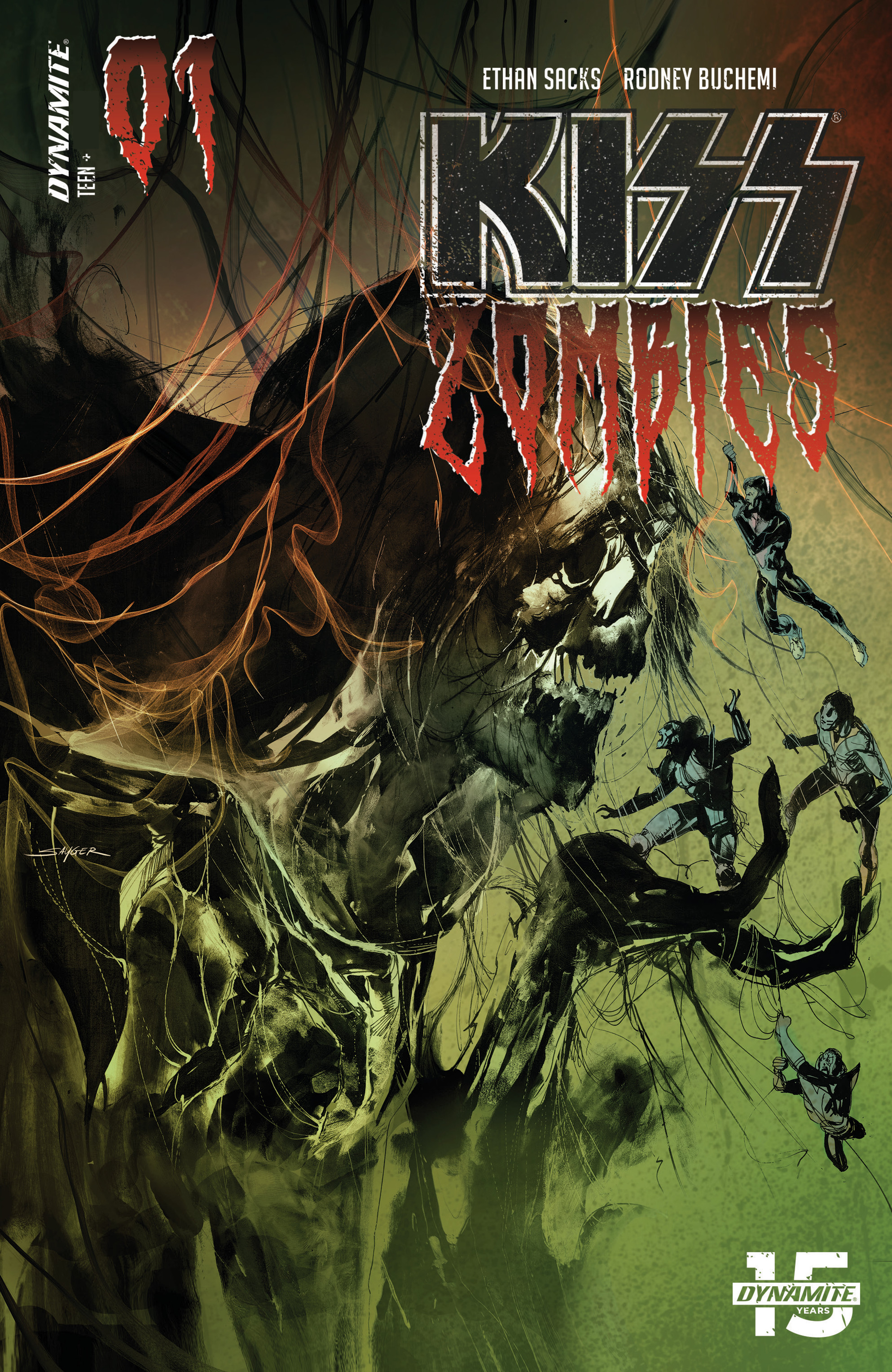 Read online Kiss: Zombies comic -  Issue #1 - 2