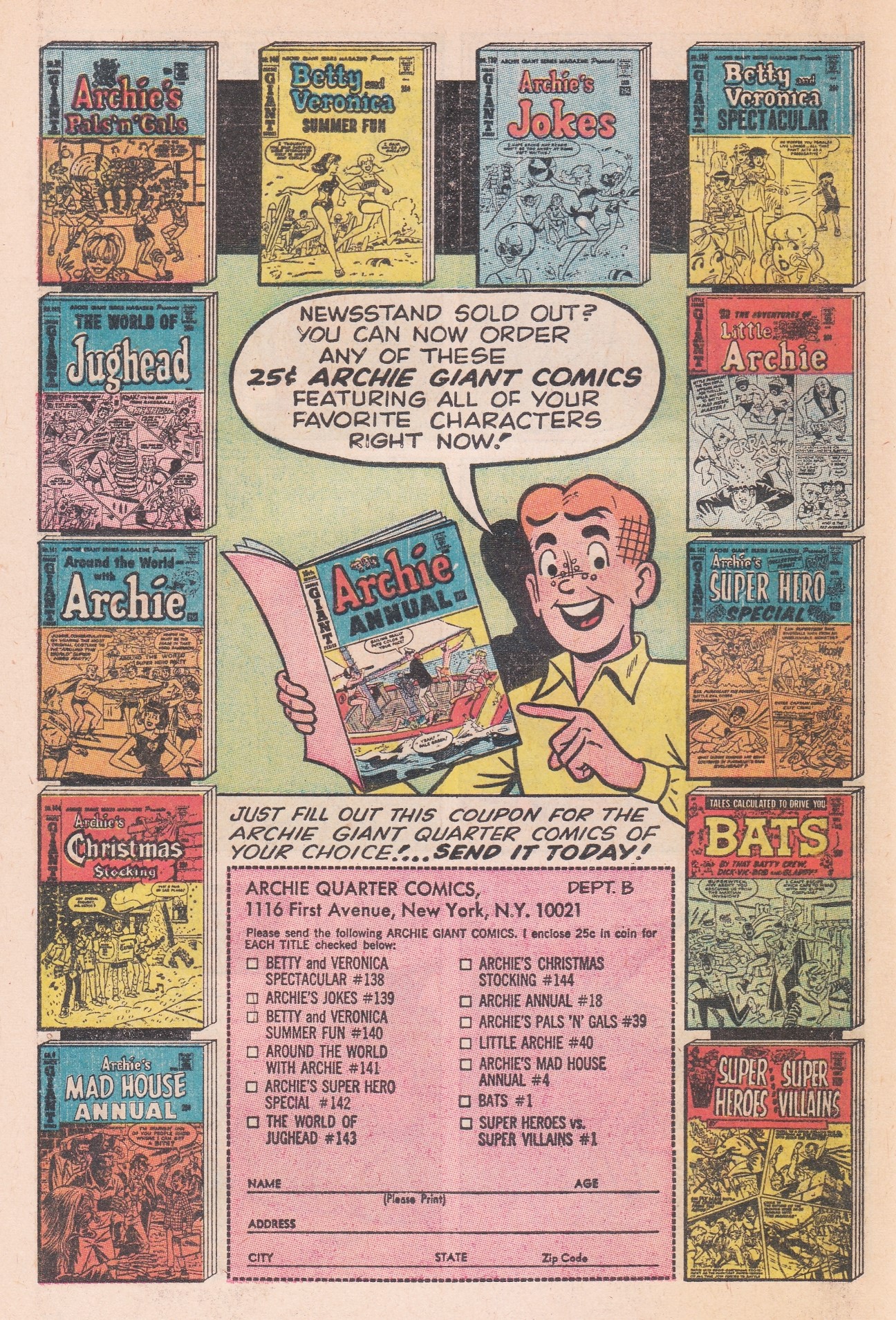Read online Archie's Pals 'N' Gals (1952) comic -  Issue #40 - 62