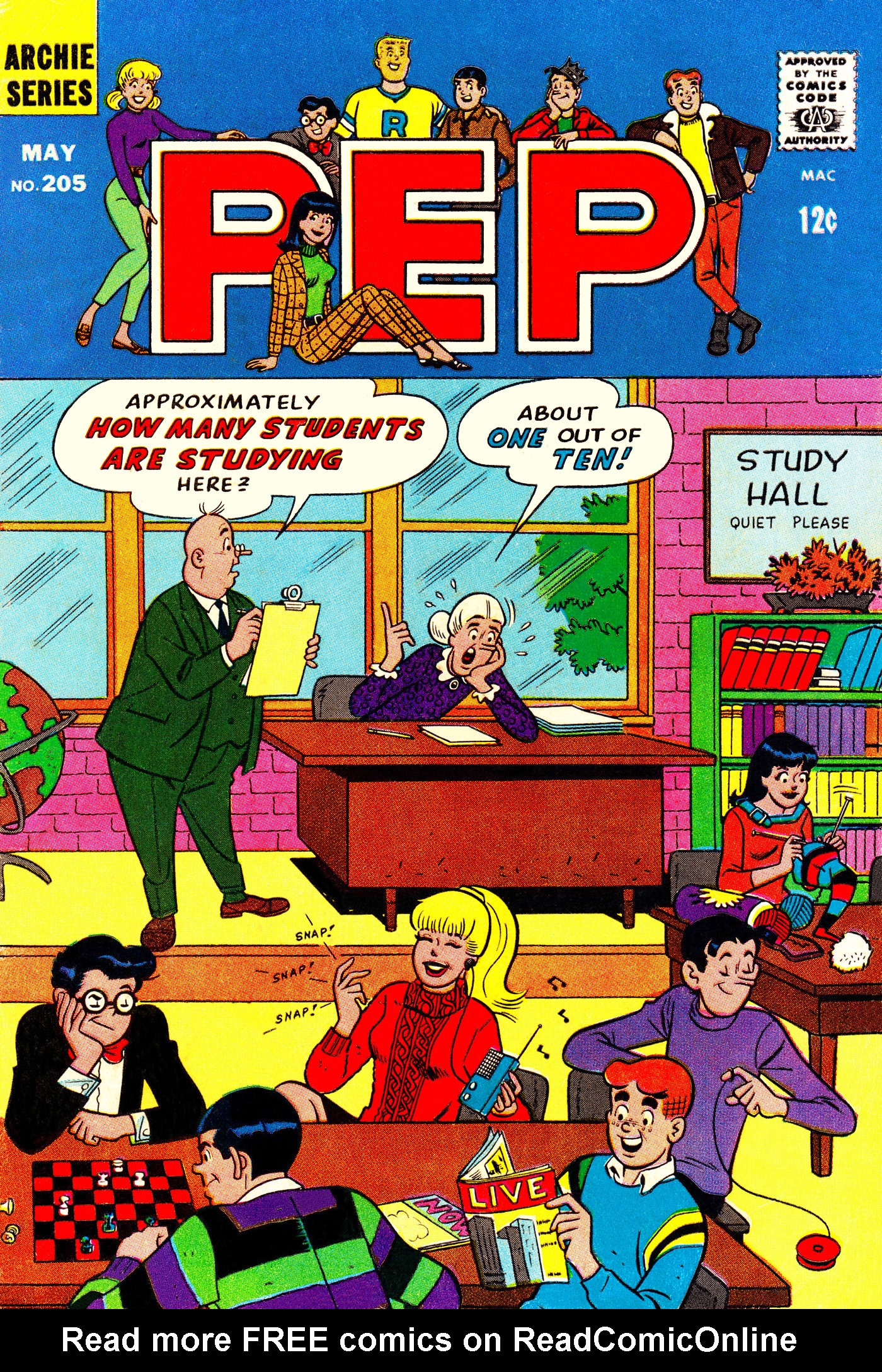 Read online Pep Comics comic -  Issue #205 - 1