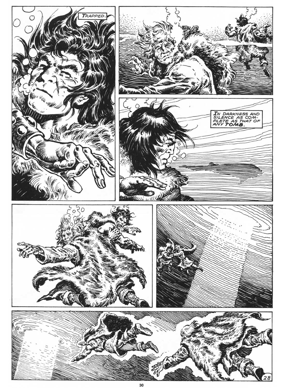 Read online The Savage Sword Of Conan comic -  Issue #168 - 31