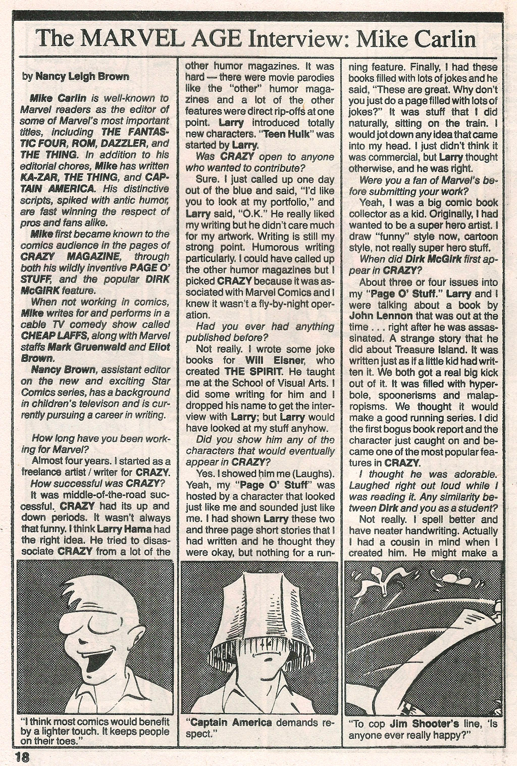 Read online Marvel Age comic -  Issue #23 - 19