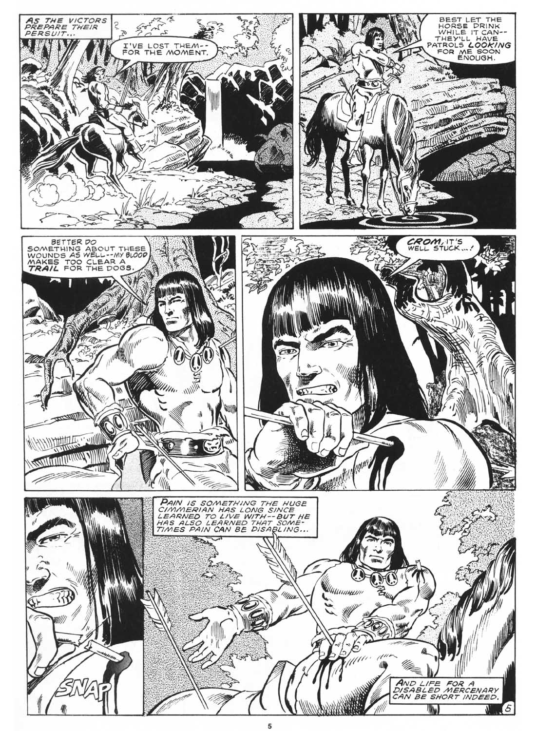 Read online The Savage Sword Of Conan comic -  Issue #171 - 7