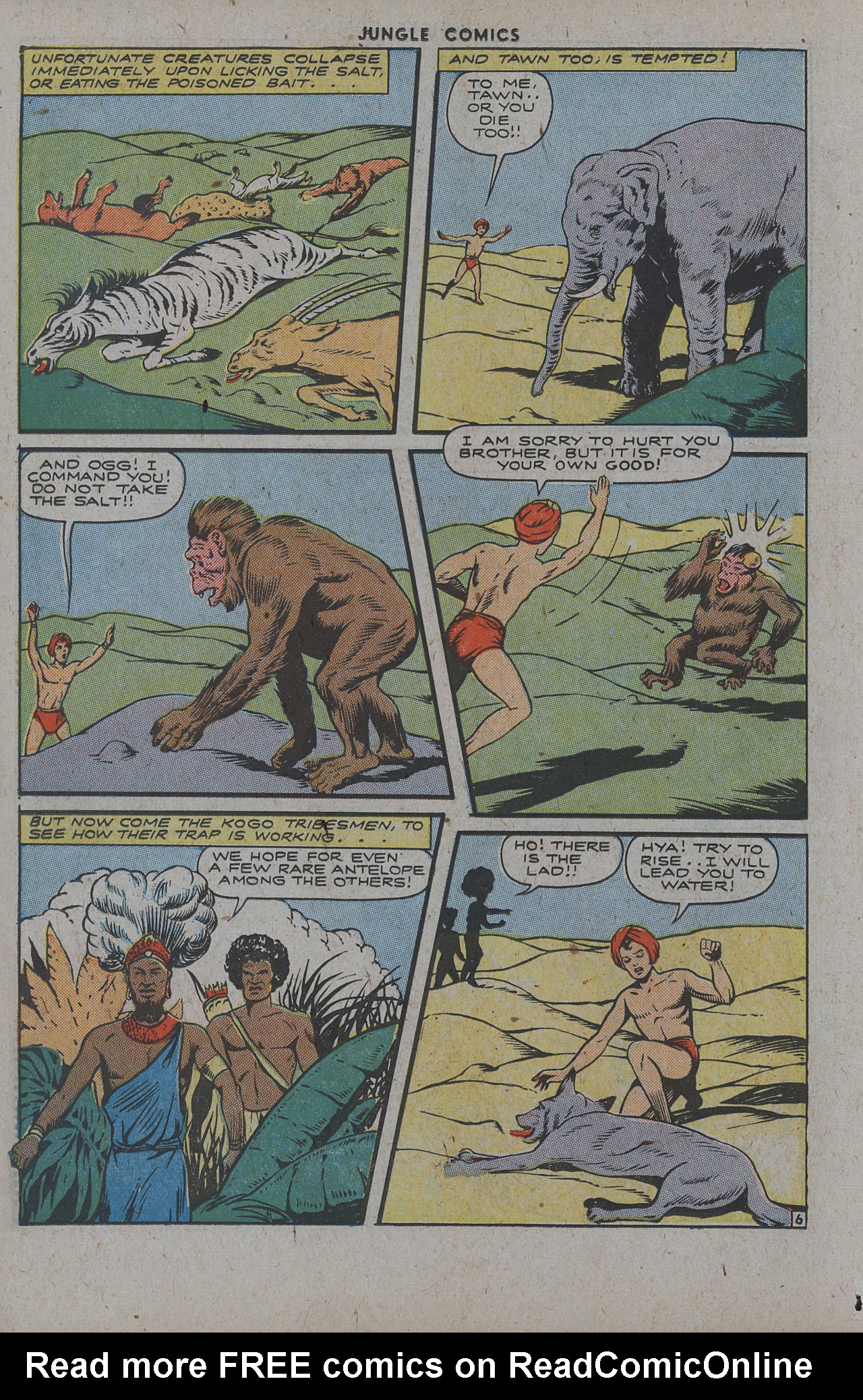 Read online Jungle Comics comic -  Issue #64 - 20