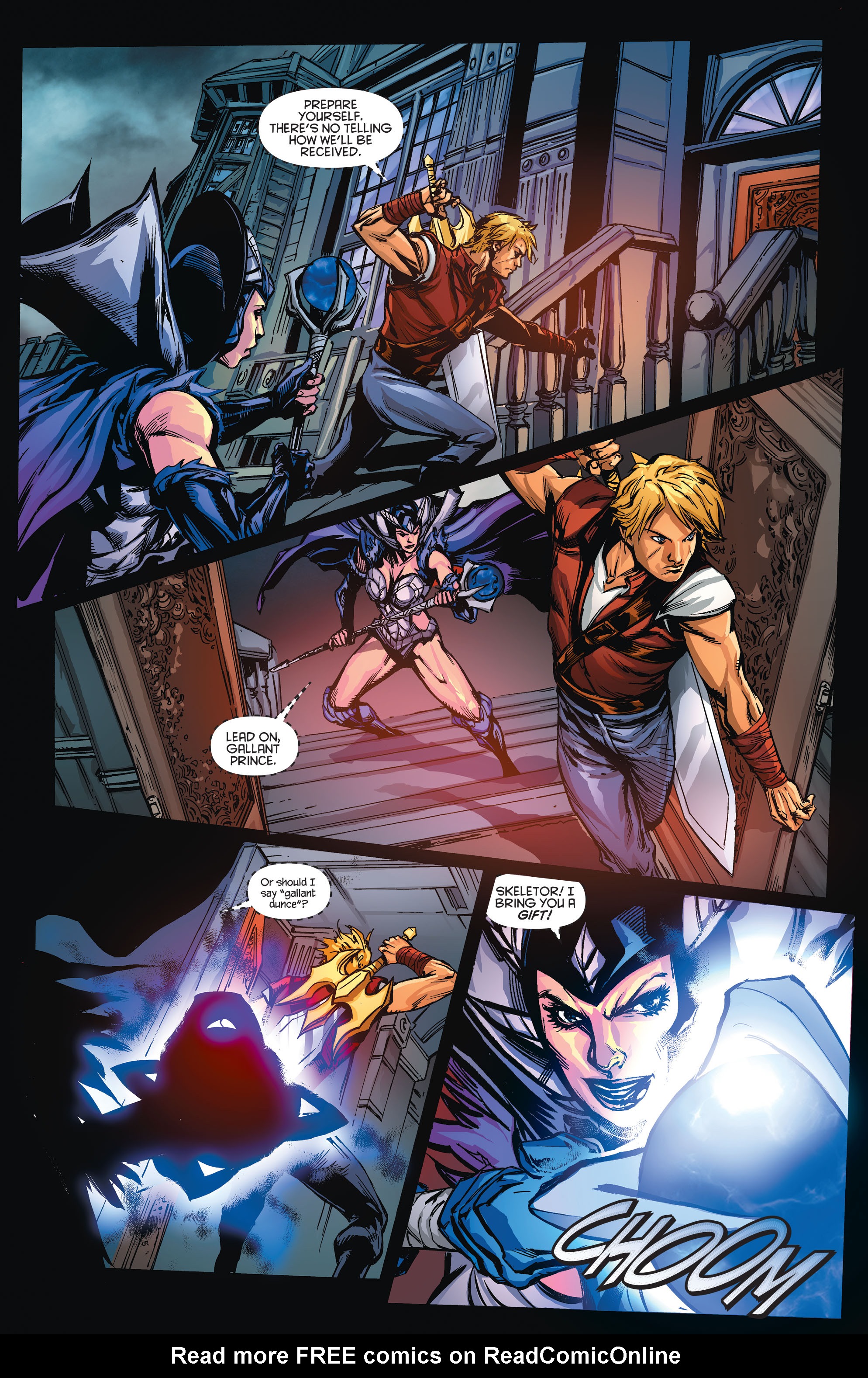 Read online DC Universe vs. The Masters of the Universe comic -  Issue #5 - 9