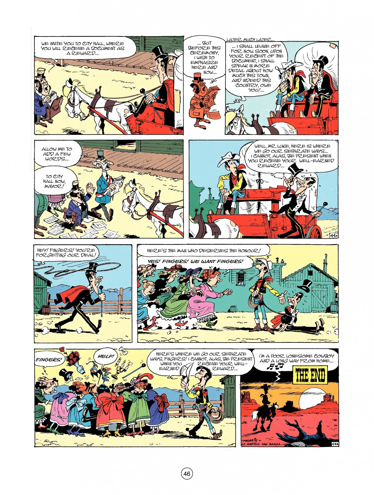 Read online A Lucky Luke Adventure comic -  Issue #37 - 46