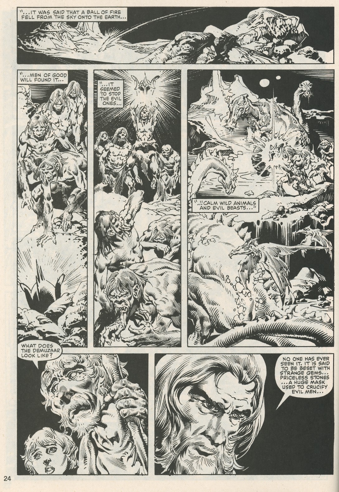 Read online The Savage Sword Of Conan comic -  Issue #114 - 24