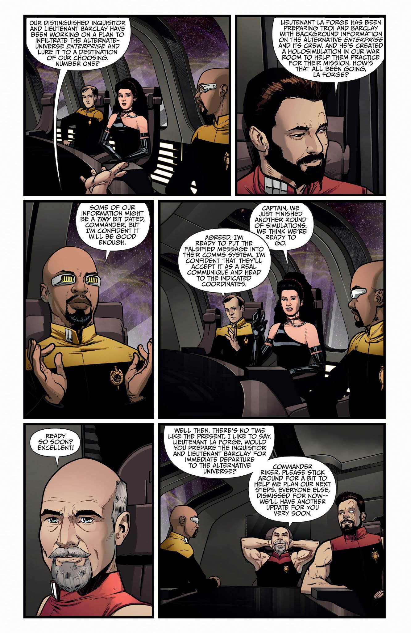Read online Star Trek: The Next Generation: Through the Mirror comic -  Issue #3 - 9