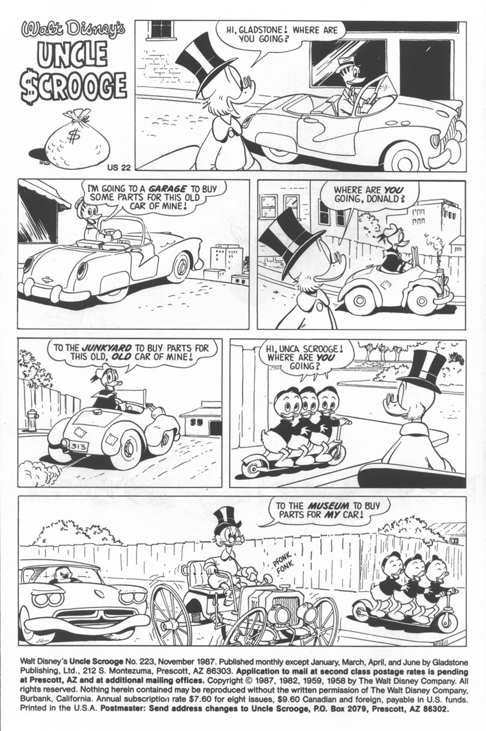 Read online Uncle Scrooge (1953) comic -  Issue #223 - 2