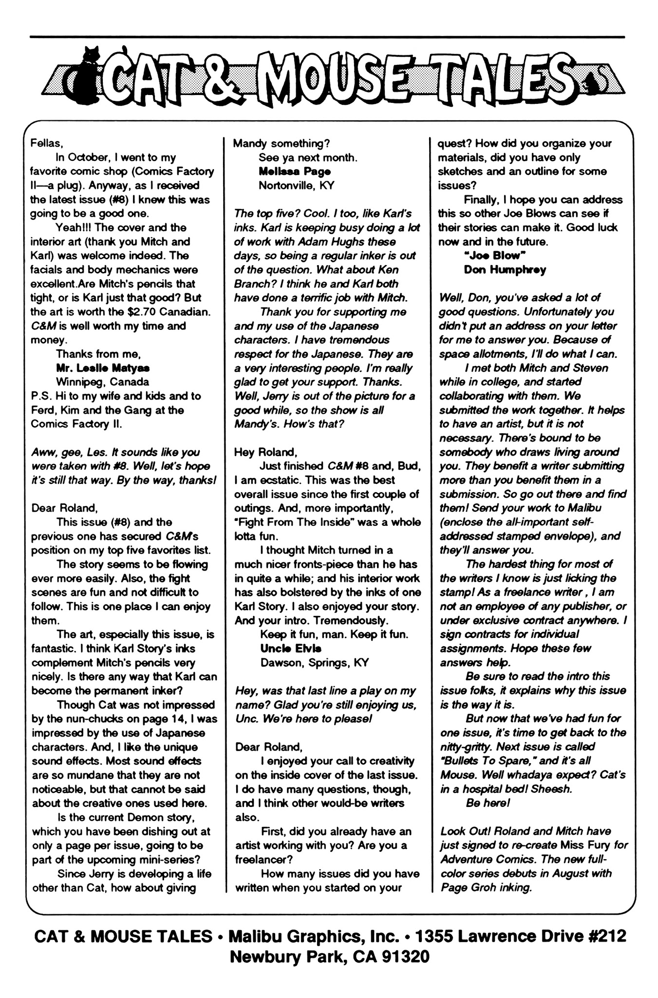 Read online Cat & Mouse comic -  Issue #13 - 27