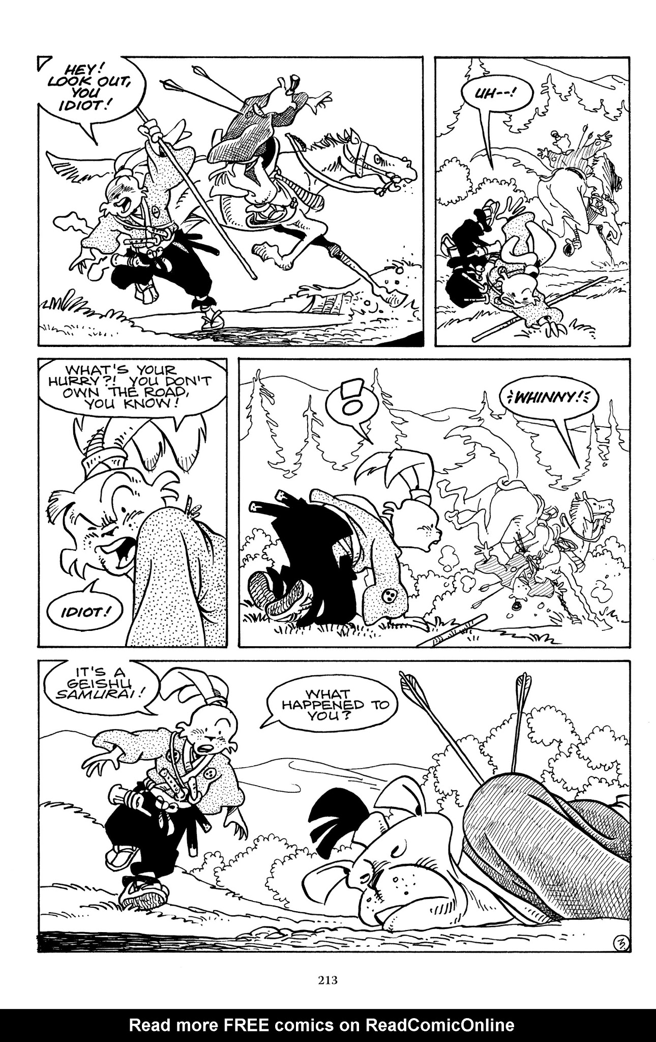 Read online The Usagi Yojimbo Saga comic -  Issue # TPB 5 - 210