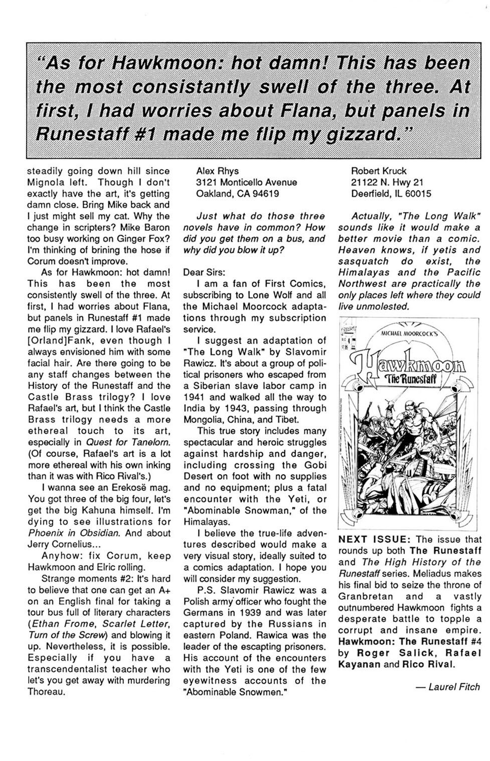 Read online Hawkmoon: The Runestaff comic -  Issue #3 - 31