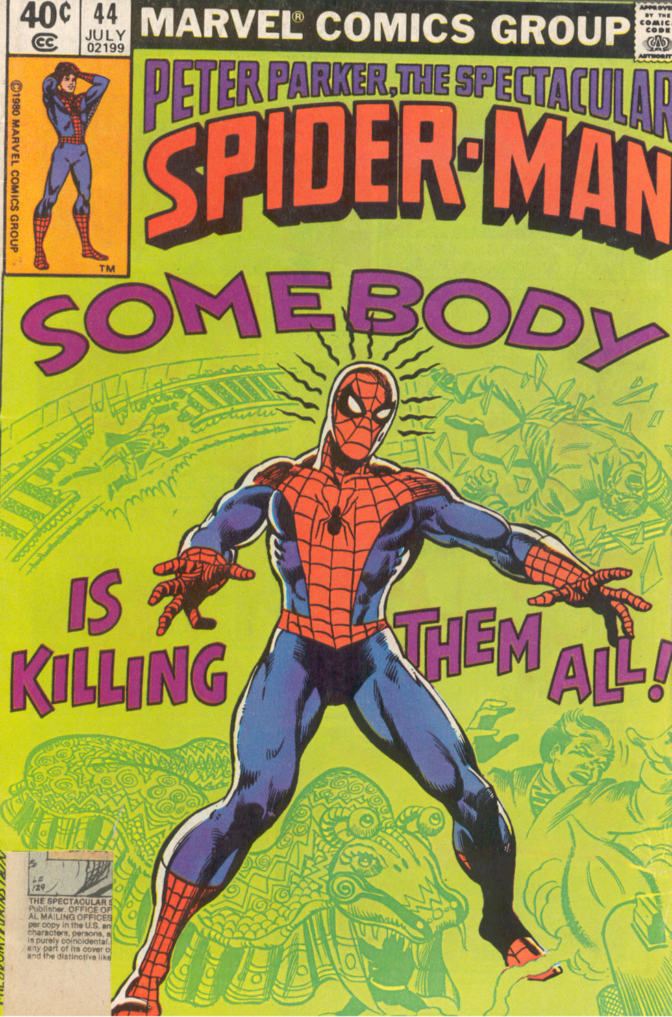 Read online The Spectacular Spider-Man (1976) comic -  Issue #44 - 1