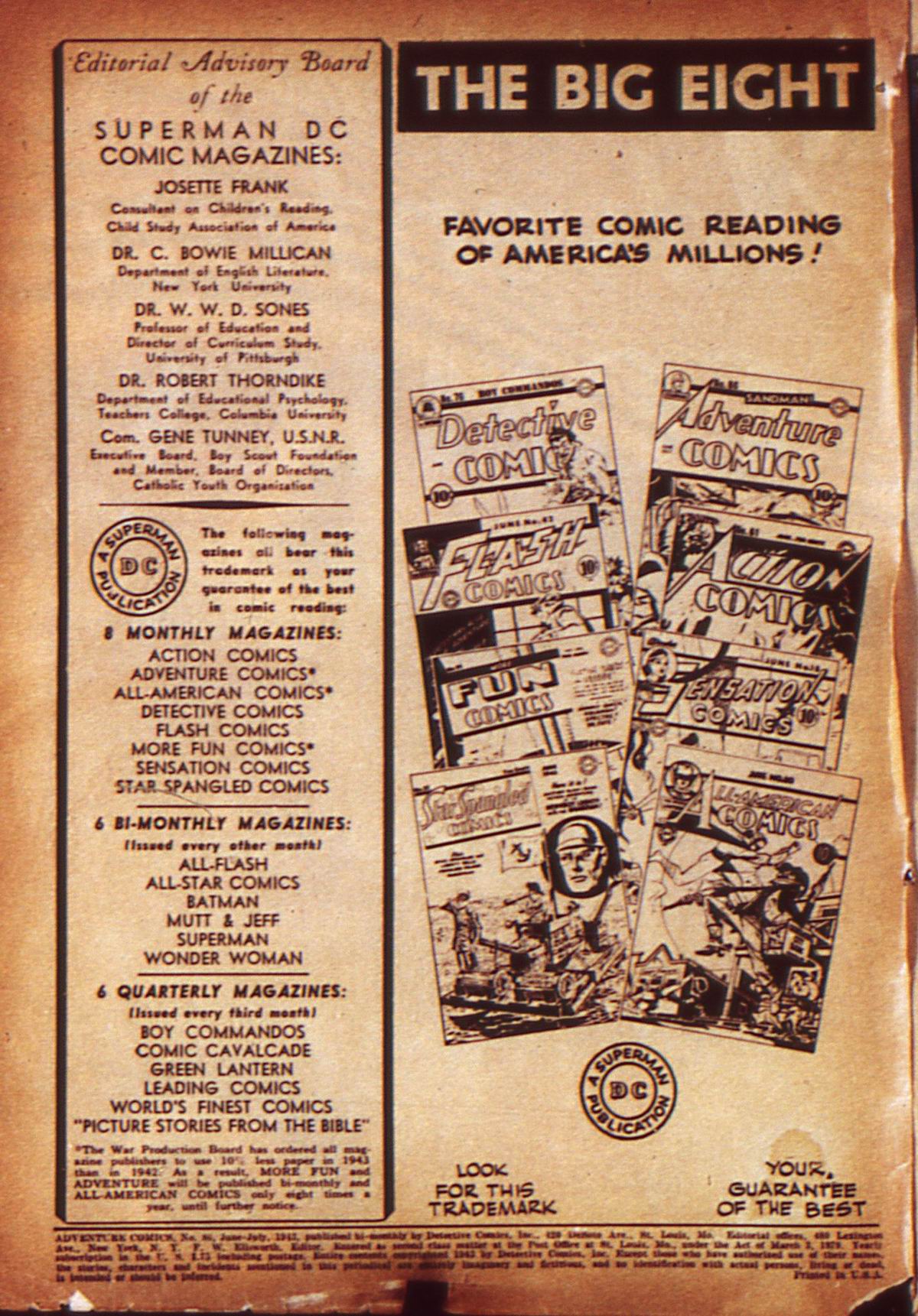 Read online Adventure Comics (1938) comic -  Issue #86 - 2