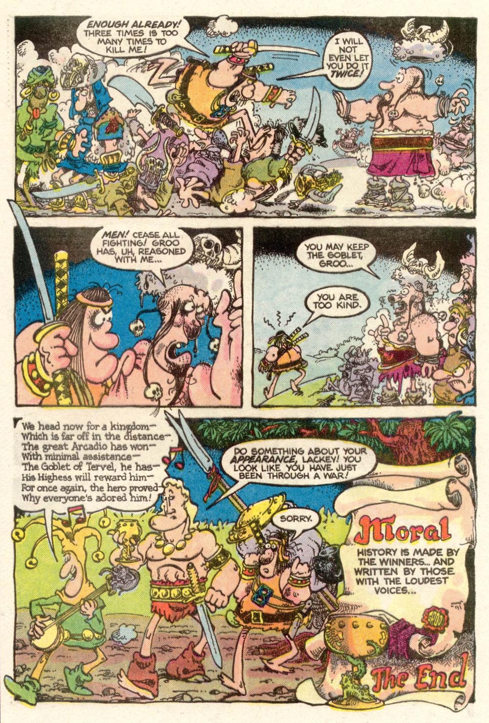 Read online Sergio Aragonés Groo the Wanderer comic -  Issue #10 - 25