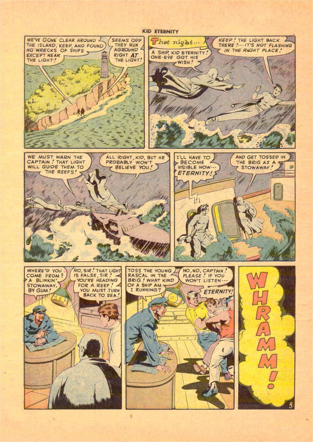 Read online Kid Eternity (1946) comic -  Issue #8 - 40