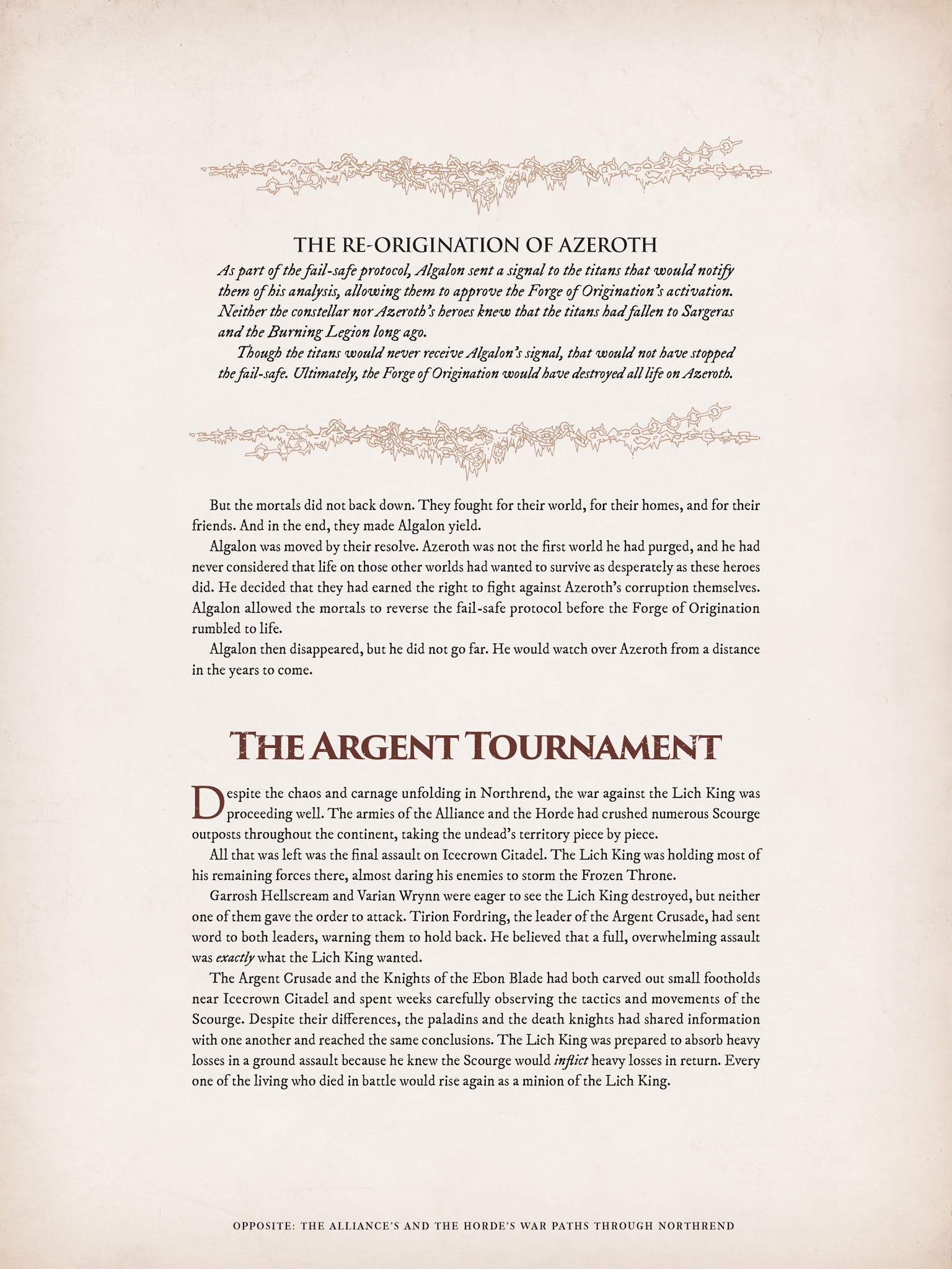 Read online World of Warcraft Chronicle Vol. 3 comic -  Issue # Full - 176