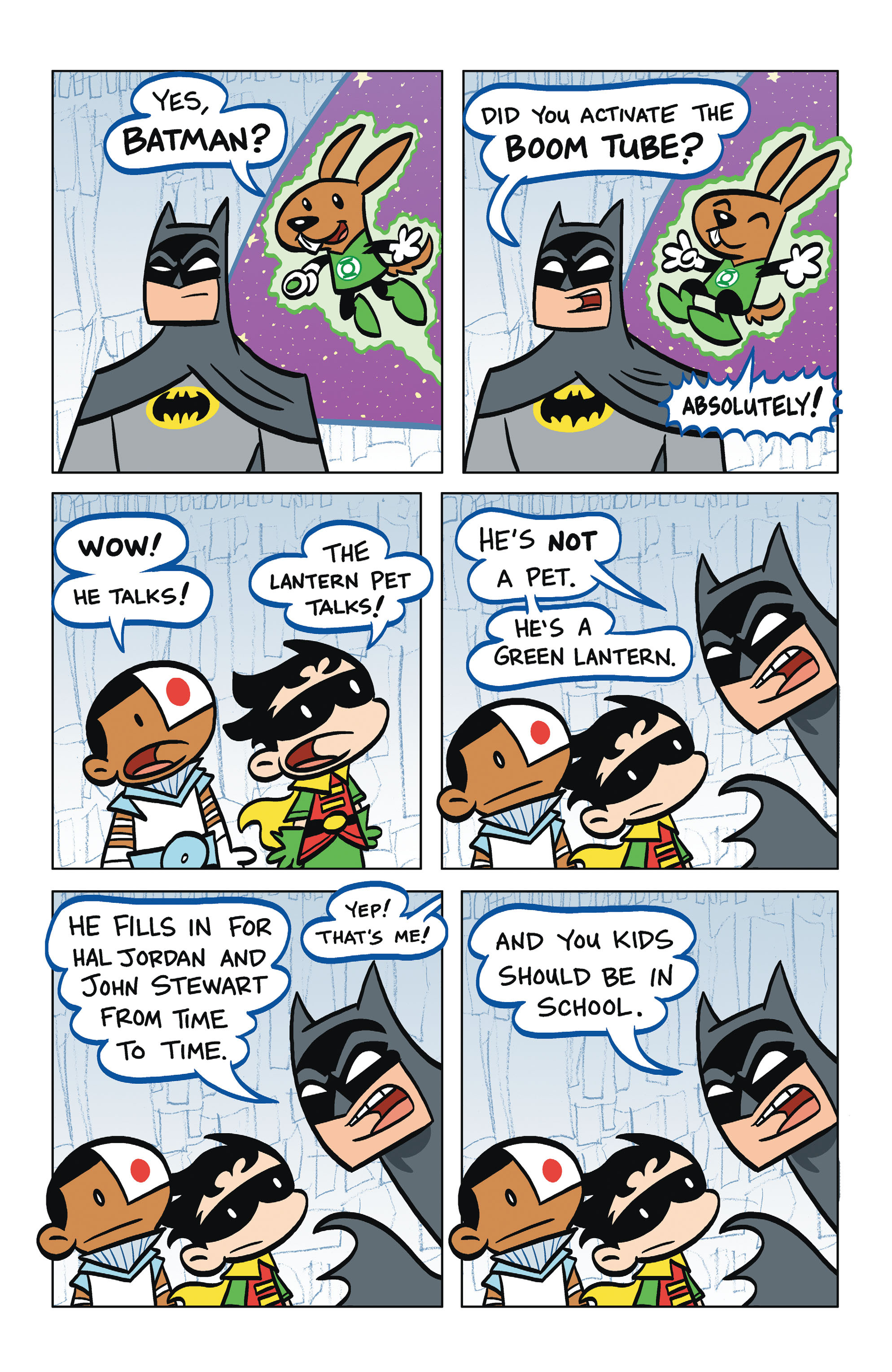 Read online Tiny Titans: Return To the Treehouse comic -  Issue #6 - 7