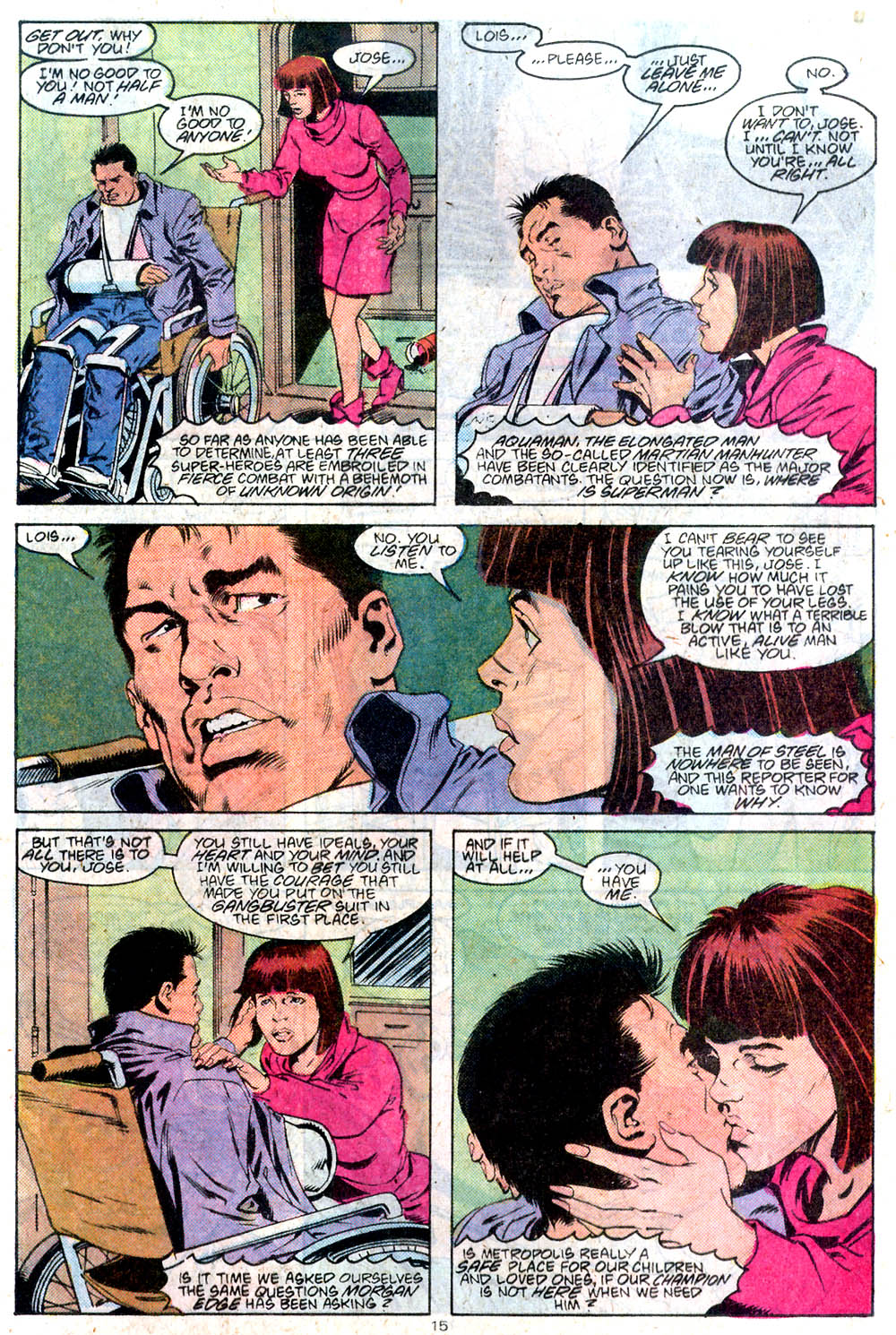 Read online Adventures of Superman (1987) comic -  Issue #442 - 16