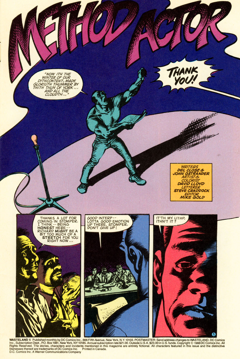 Read online Wasteland (1987) comic -  Issue #6 - 3