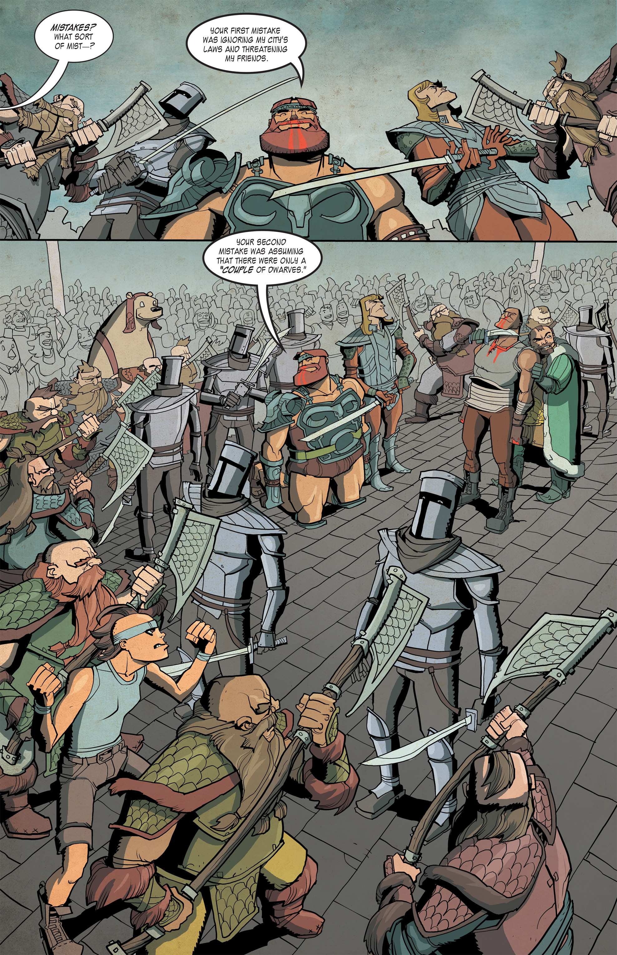 Read online Kings and Canvas comic -  Issue #4 - 7