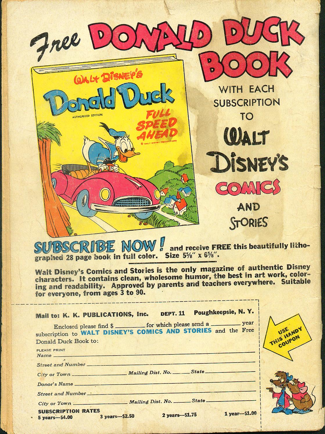 Read online Walt Disney's Comics and Stories comic -  Issue #170 - 36