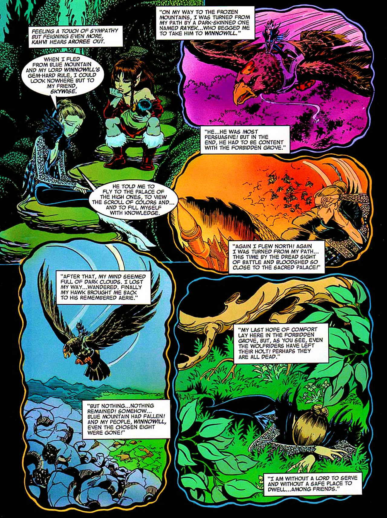 Read online ElfQuest: Kings of the Broken Wheel comic -  Issue #6 - 7