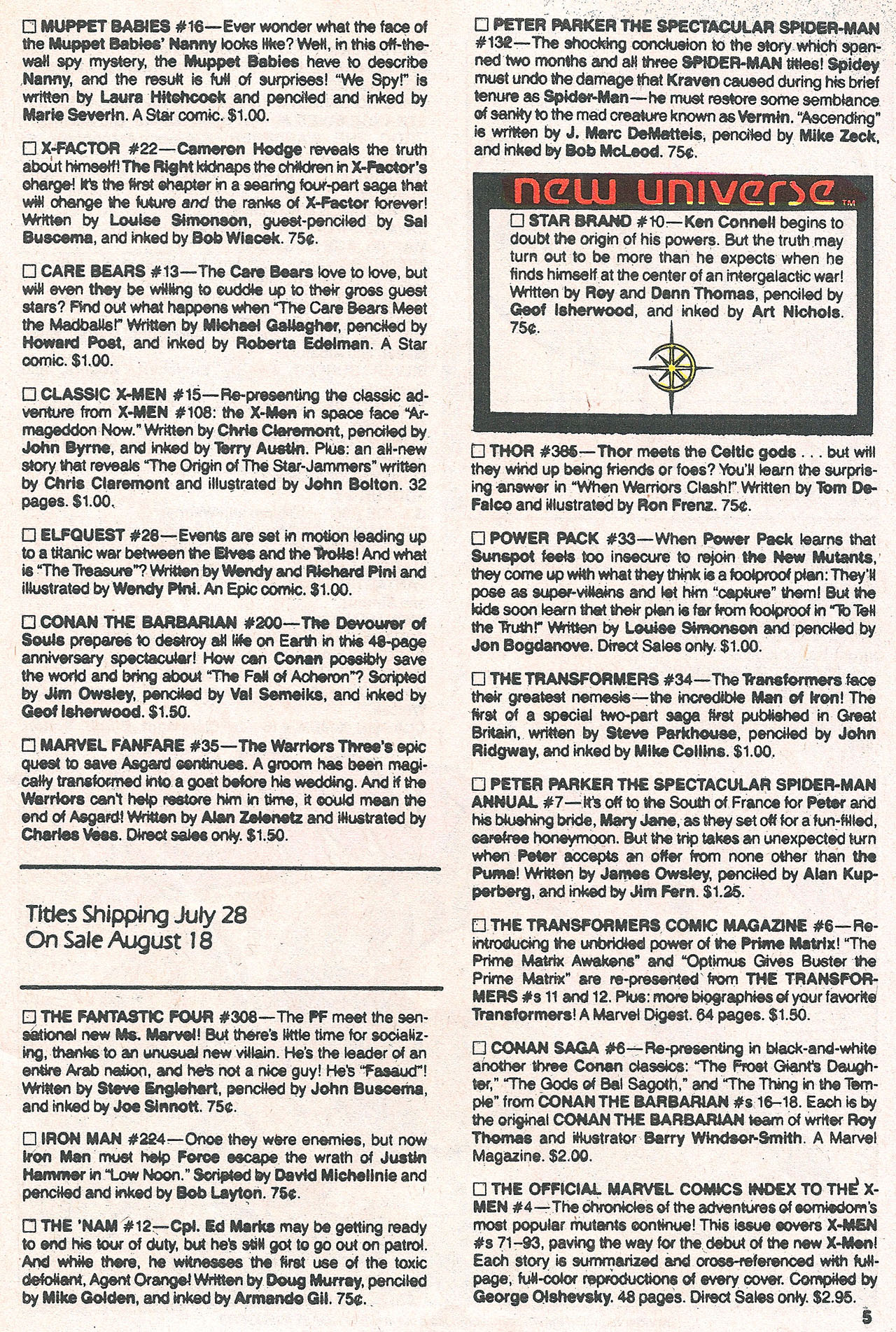 Read online Marvel Age comic -  Issue #55 - 7