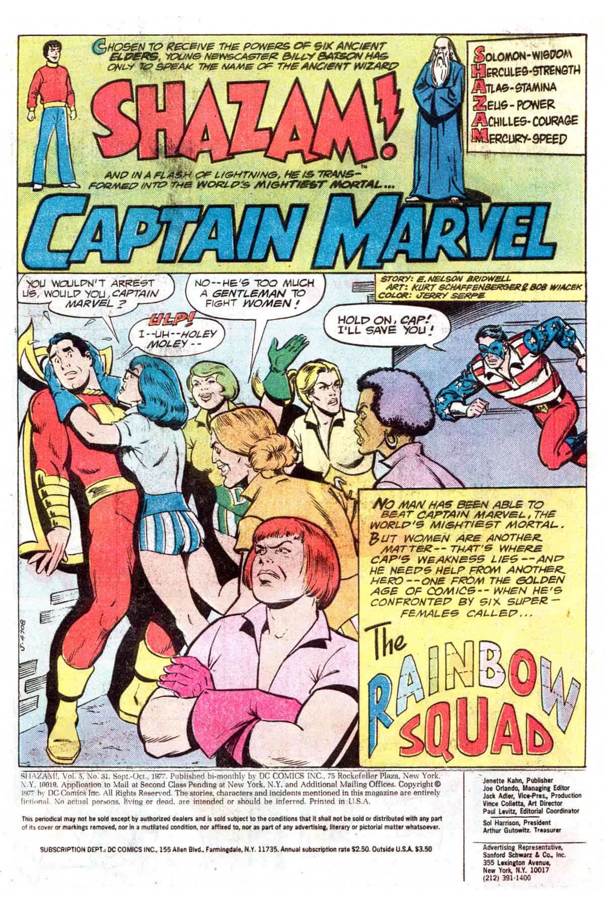 Read online Shazam! (1973) comic -  Issue #31 - 2