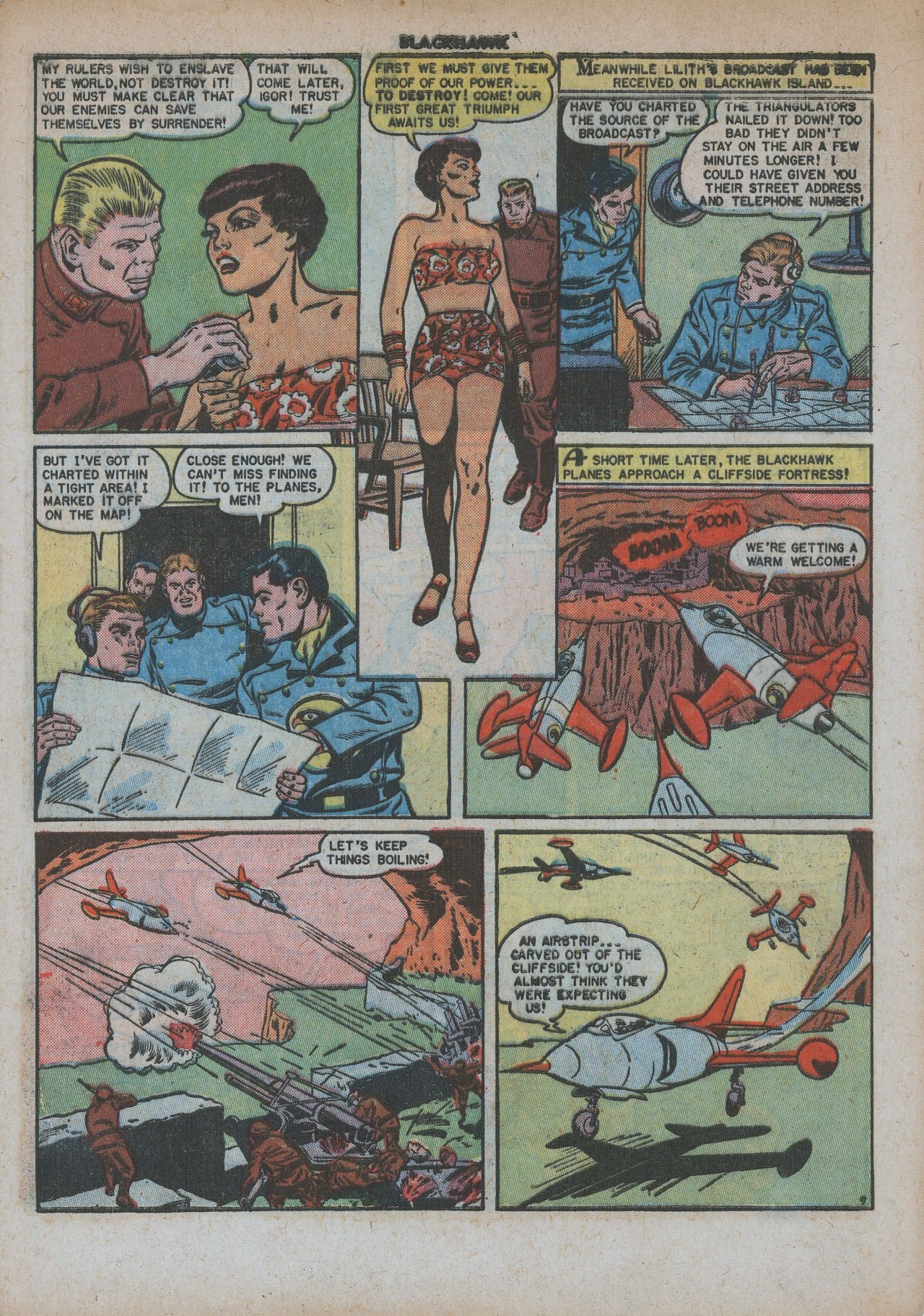 Read online Blackhawk (1957) comic -  Issue #39 - 11