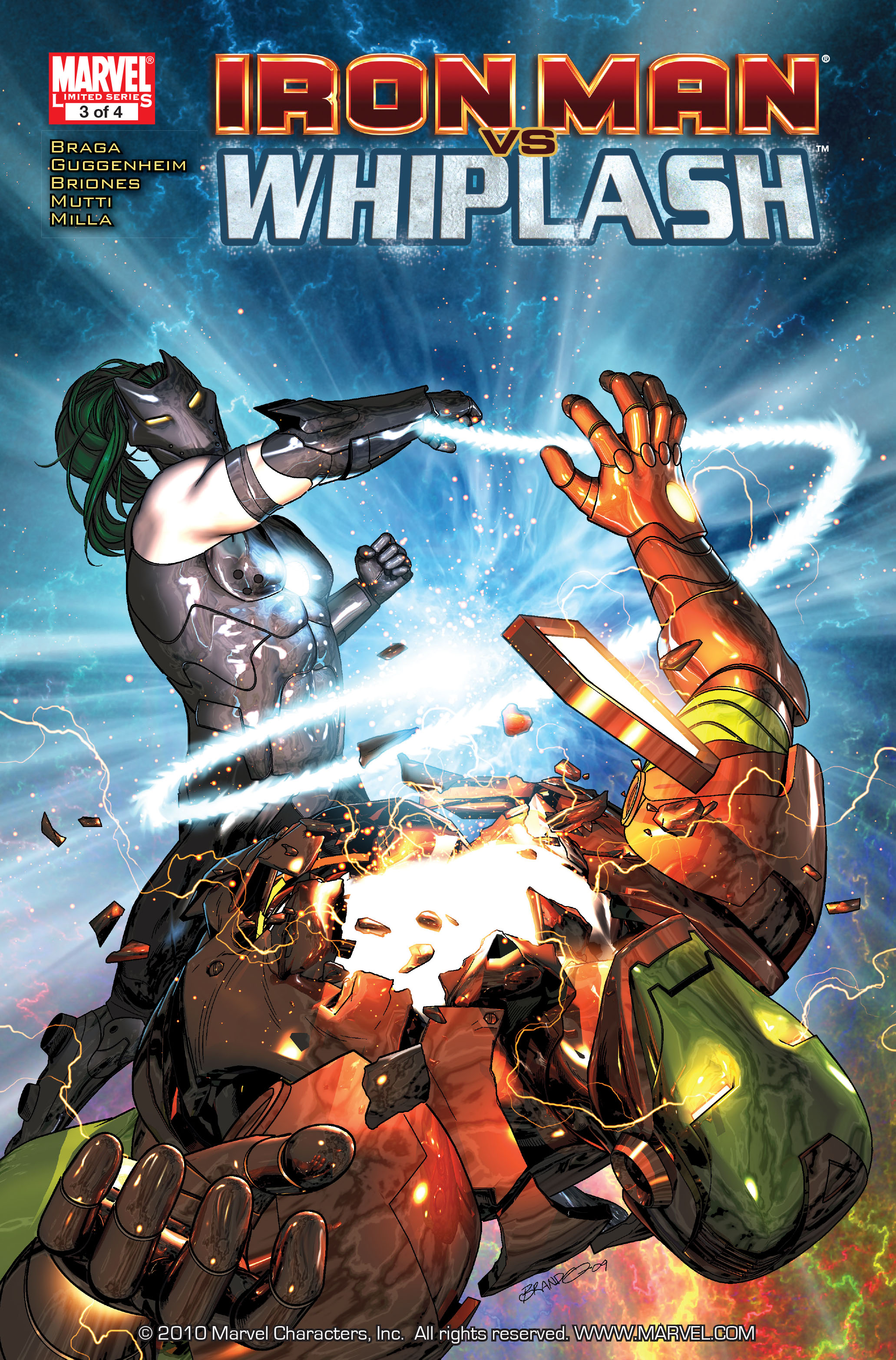 Read online Iron Man vs. Whiplash comic -  Issue #3 - 1