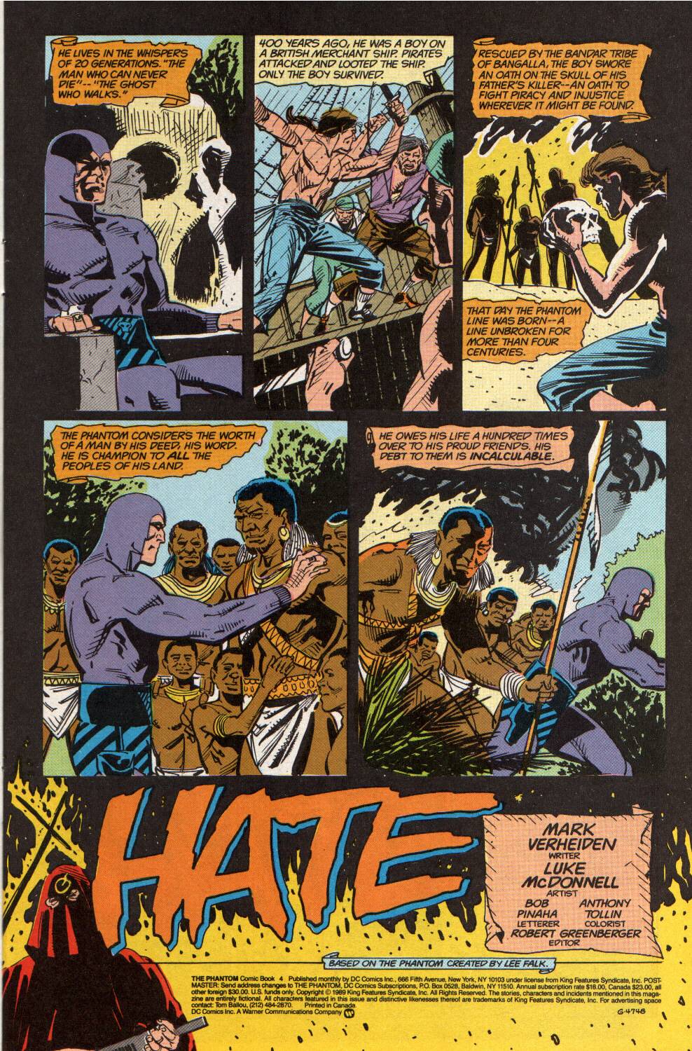 Read online The Phantom (1989) comic -  Issue #4 - 2