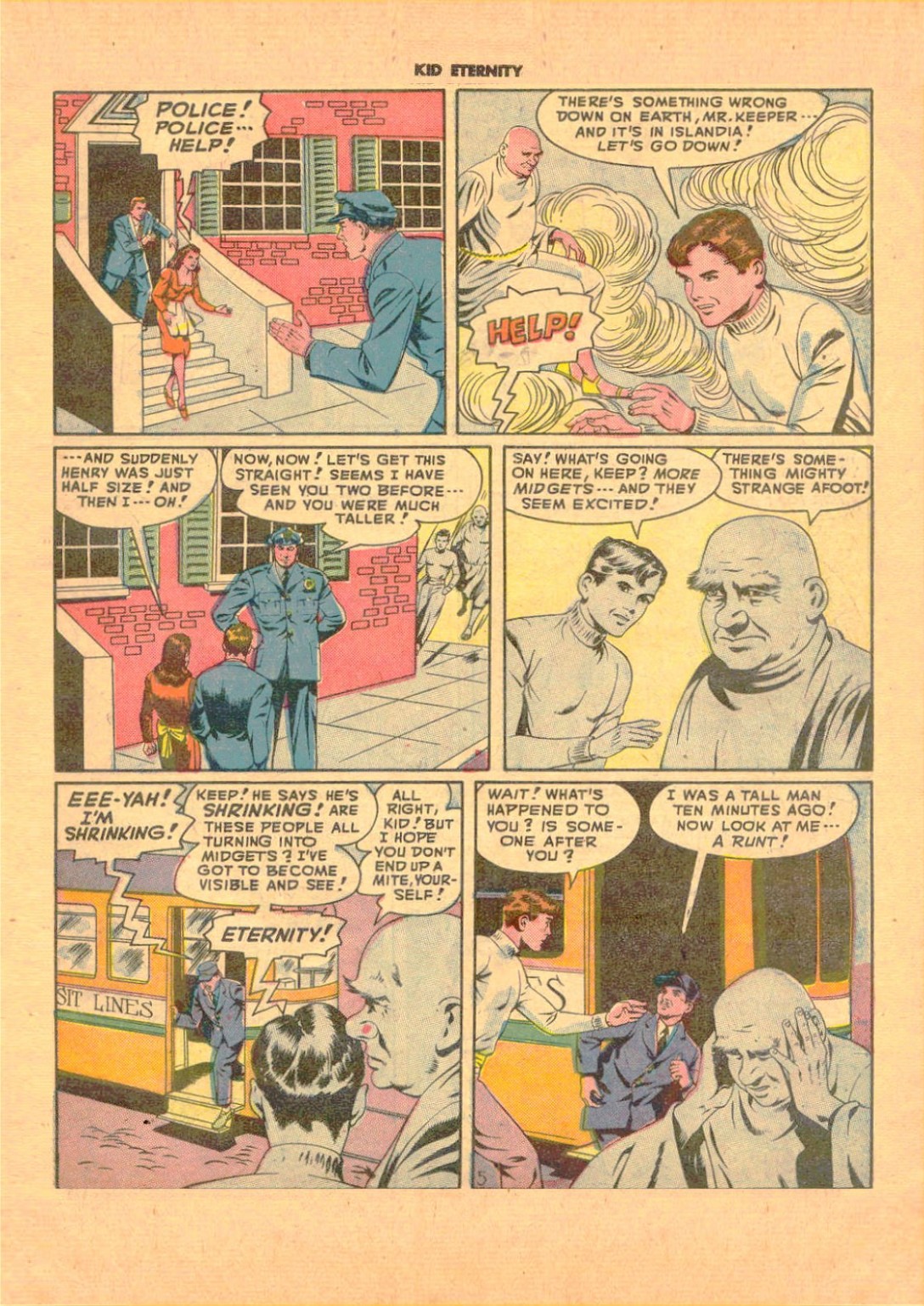 Read online Kid Eternity (1946) comic -  Issue #8 - 19