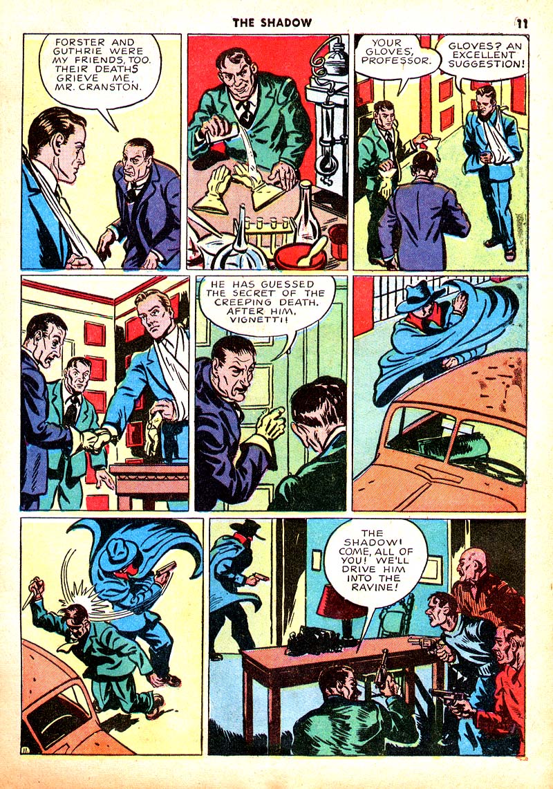 Read online Shadow Comics comic -  Issue #7 - 12