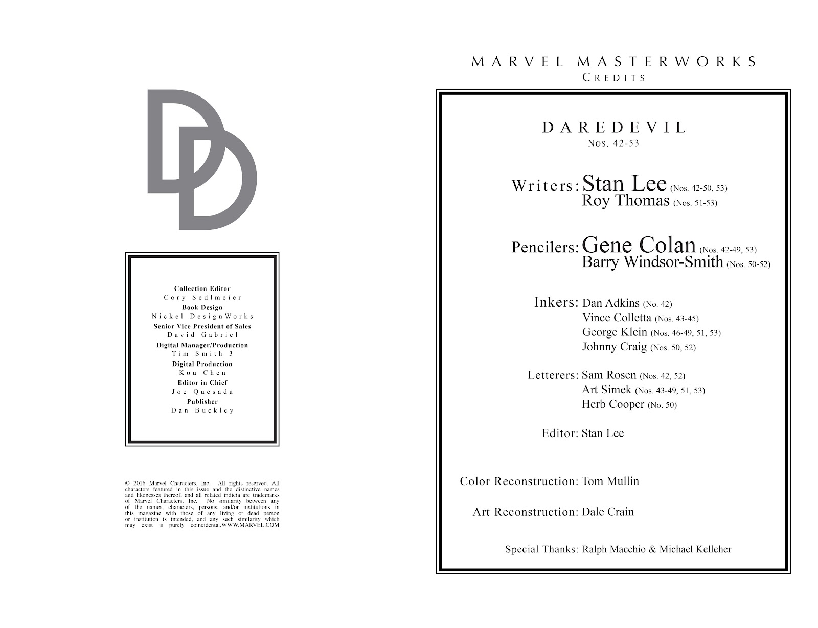 Marvel Masterworks: Daredevil issue TPB 5 (Part 1) - Page 3