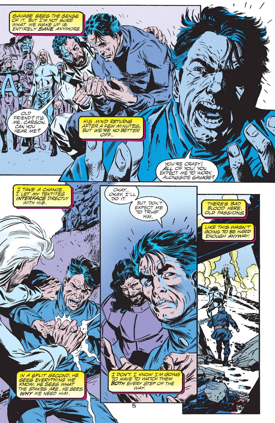 Read online Resurrection Man (1997) comic -  Issue #27 - 5